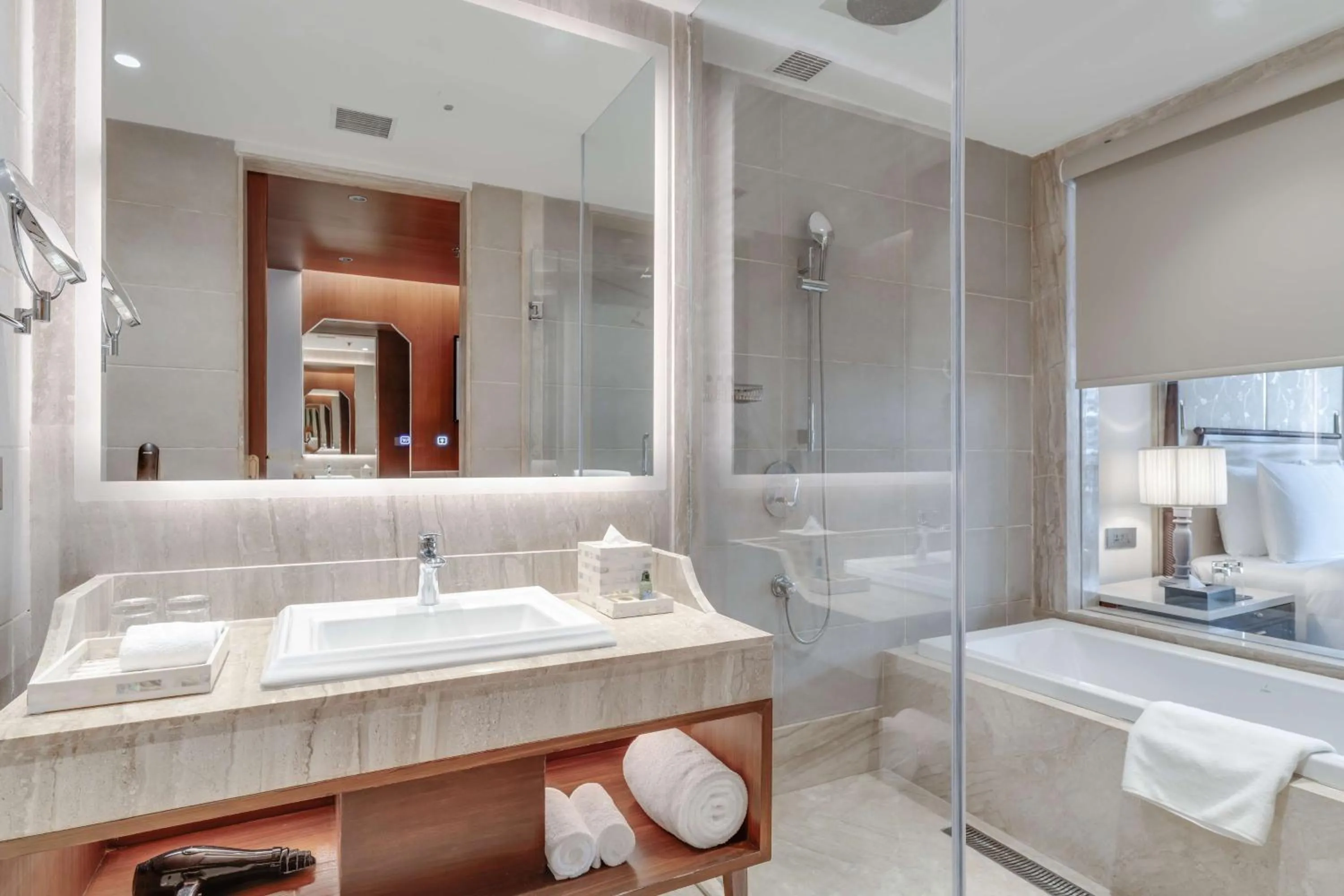 Shower in Radisson Collection Hotel & Spa, Riverfront Srinagar