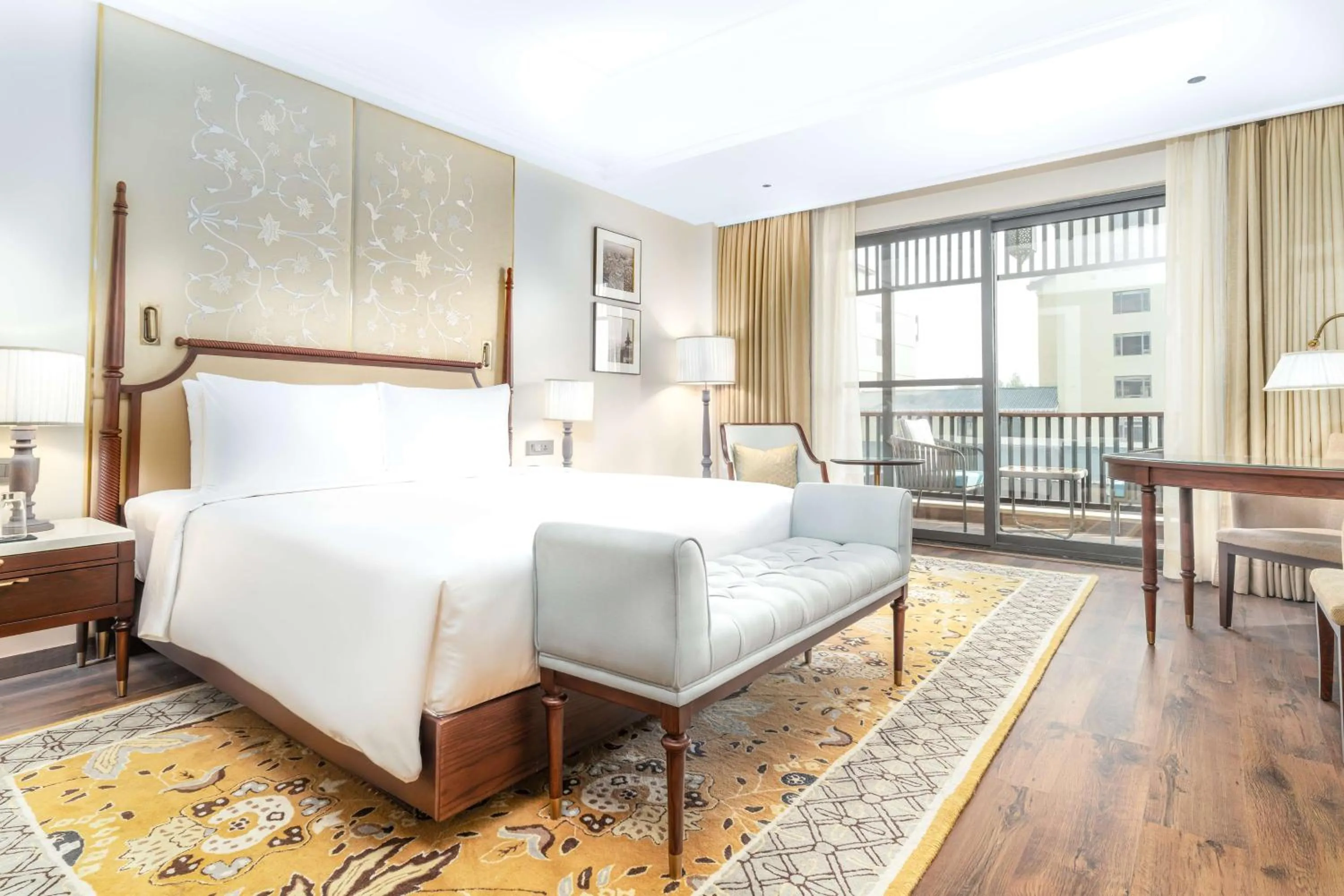 Bedroom, Bed in Radisson Collection Hotel & Spa, Riverfront Srinagar