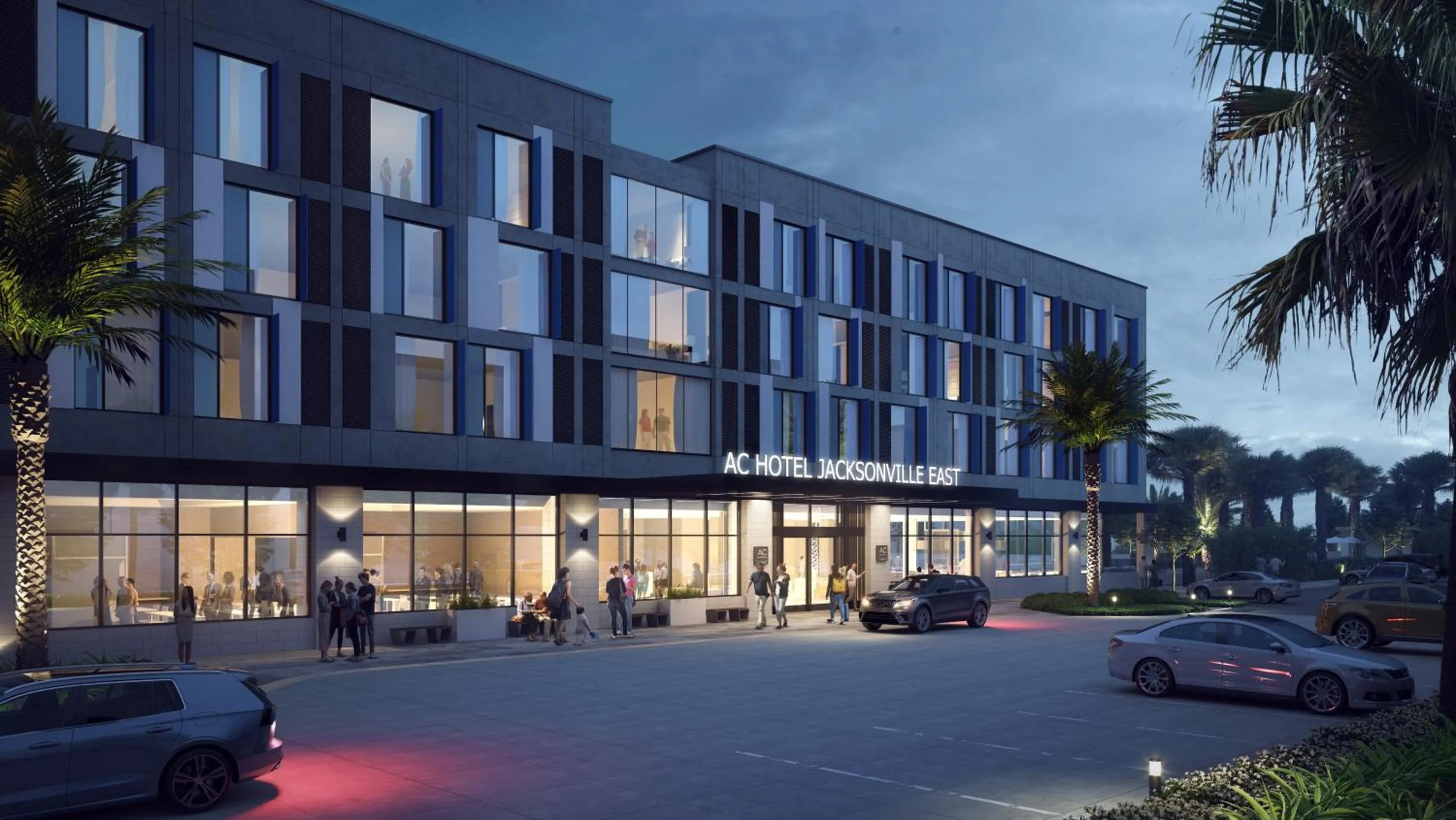 Property building in AC Hotel by Marriott Jacksonville St Johns Town Center