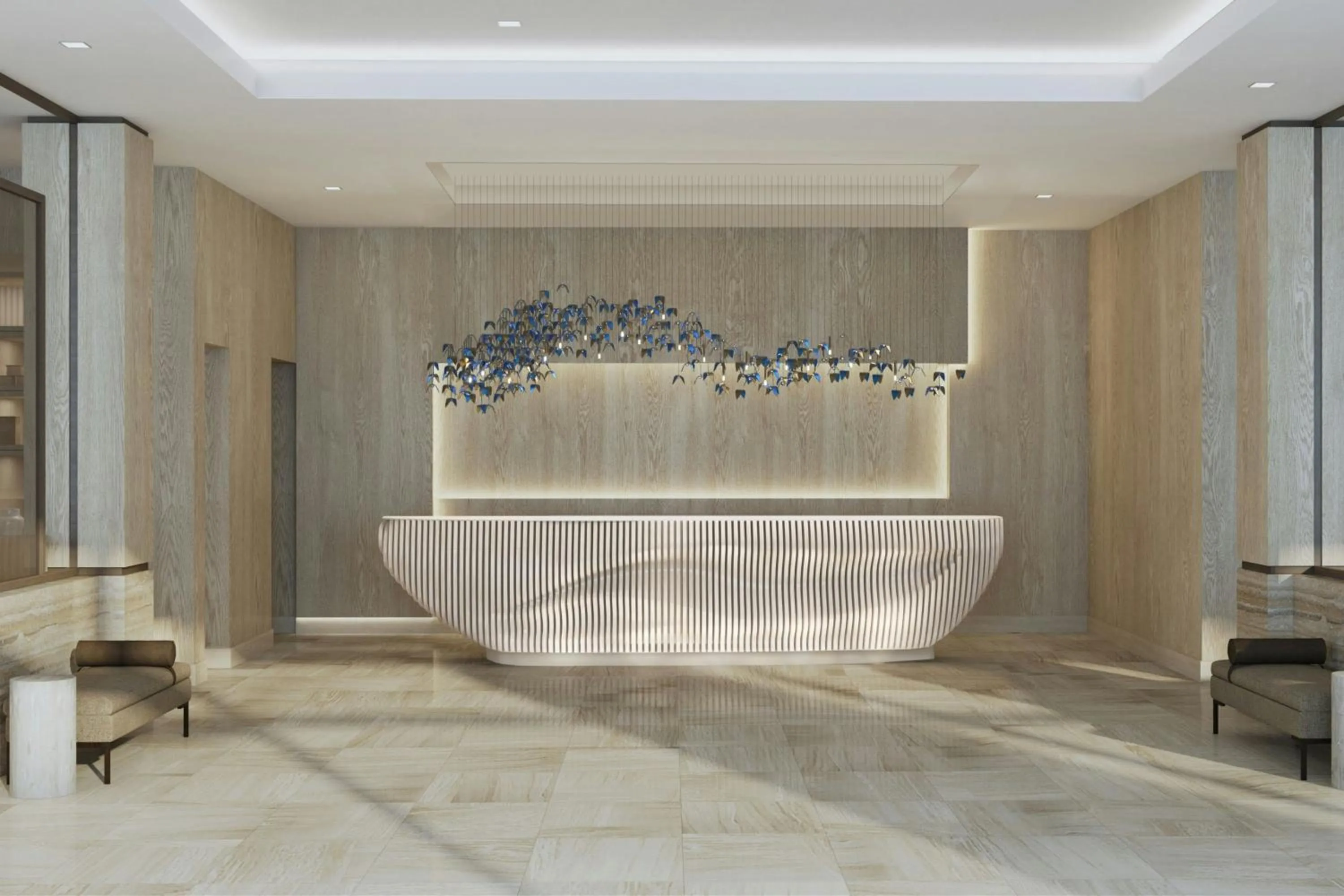 Lobby or reception in AC Hotel by Marriott Jacksonville St Johns Town Center