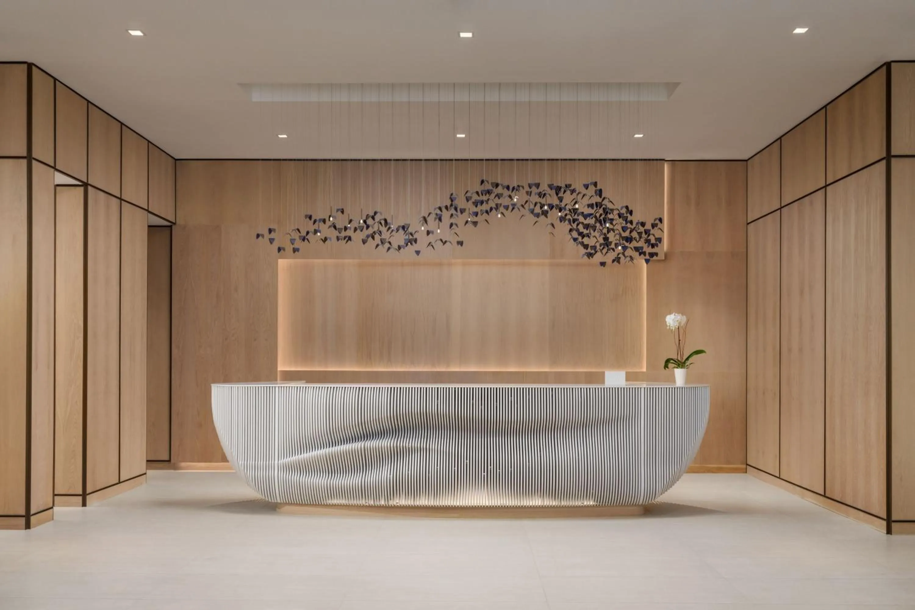 Lobby or reception in AC Hotel by Marriott Jacksonville St Johns Town Center