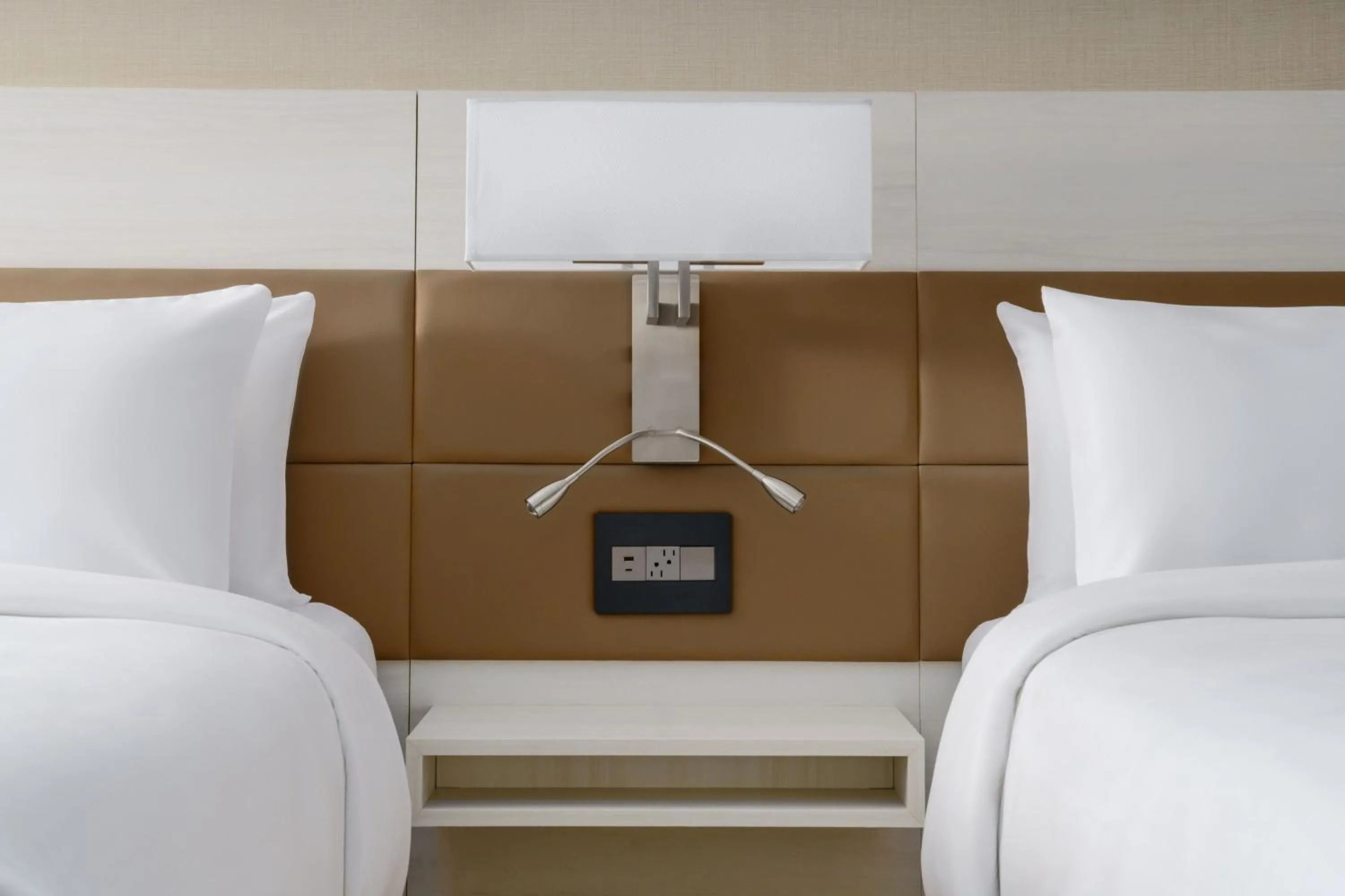 Photo of the whole room, Bed in AC Hotel by Marriott Jacksonville St Johns Town Center