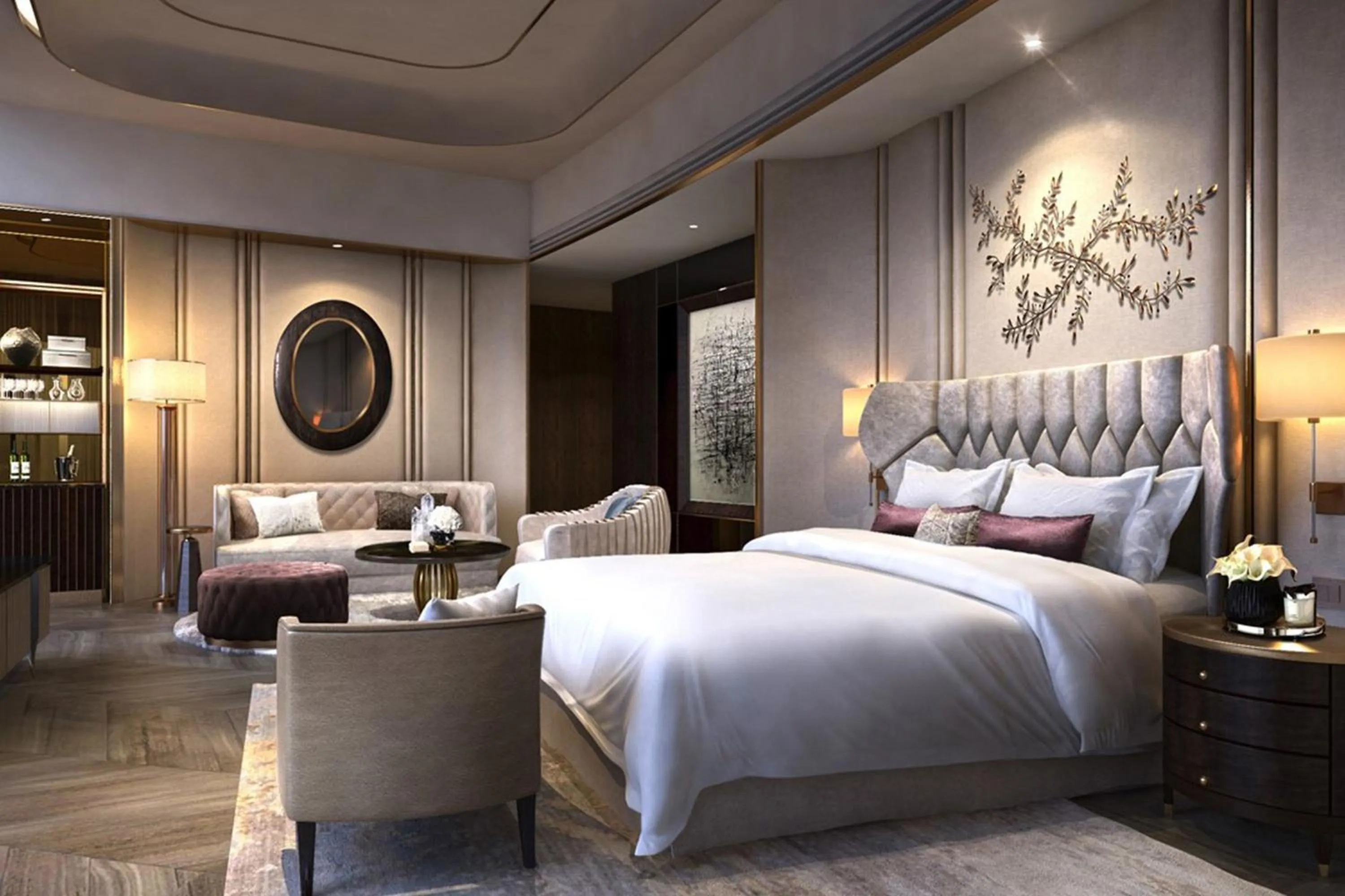 Bedroom, Bed in Sheraton Kuching Hotel