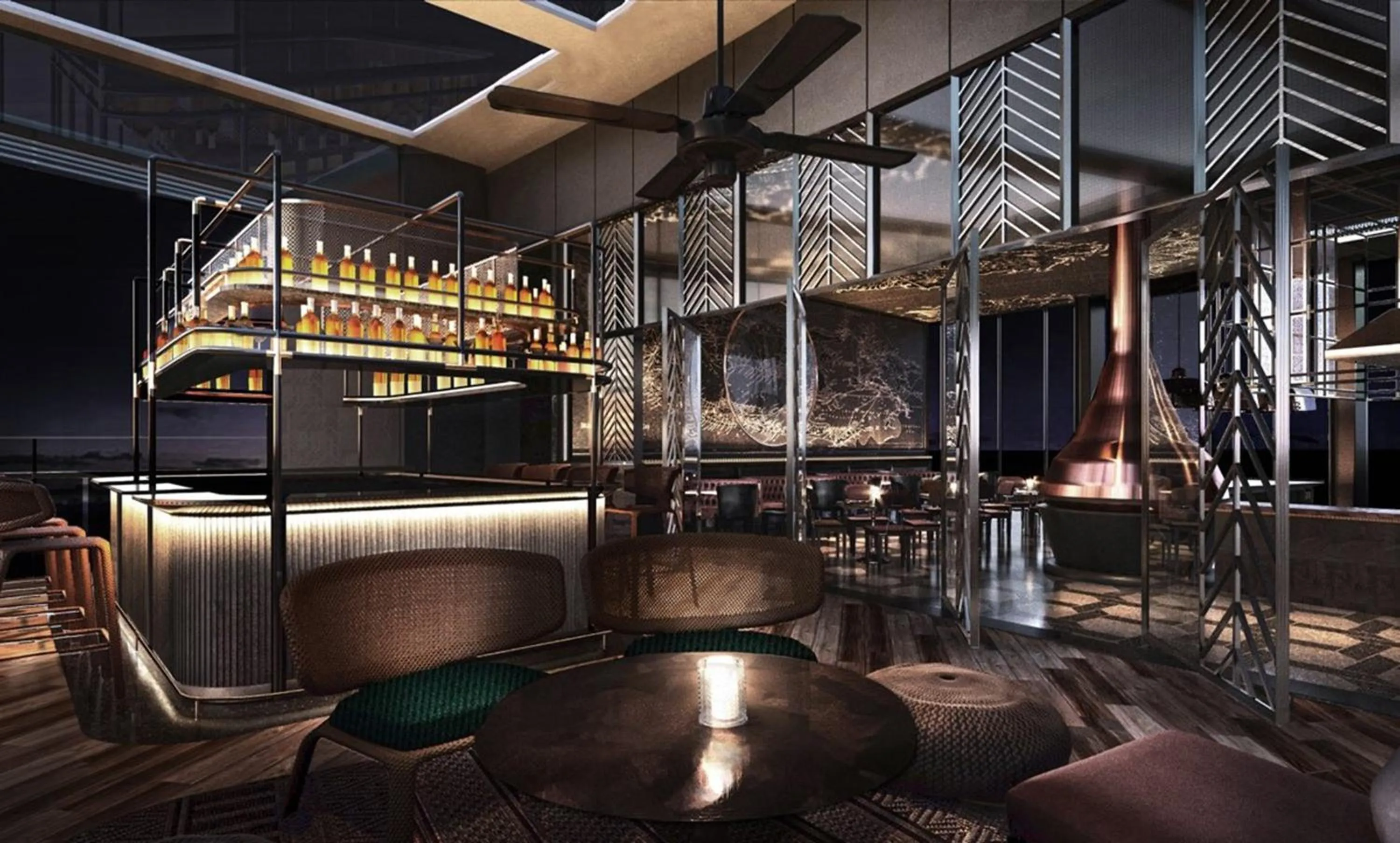 Lounge or bar in Sheraton Kuching Hotel