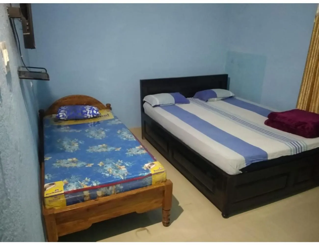 Bed in Hotel Patra Palace, Konark