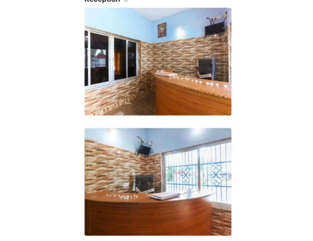 Lobby or reception in Hotel Patra Palace, Konark