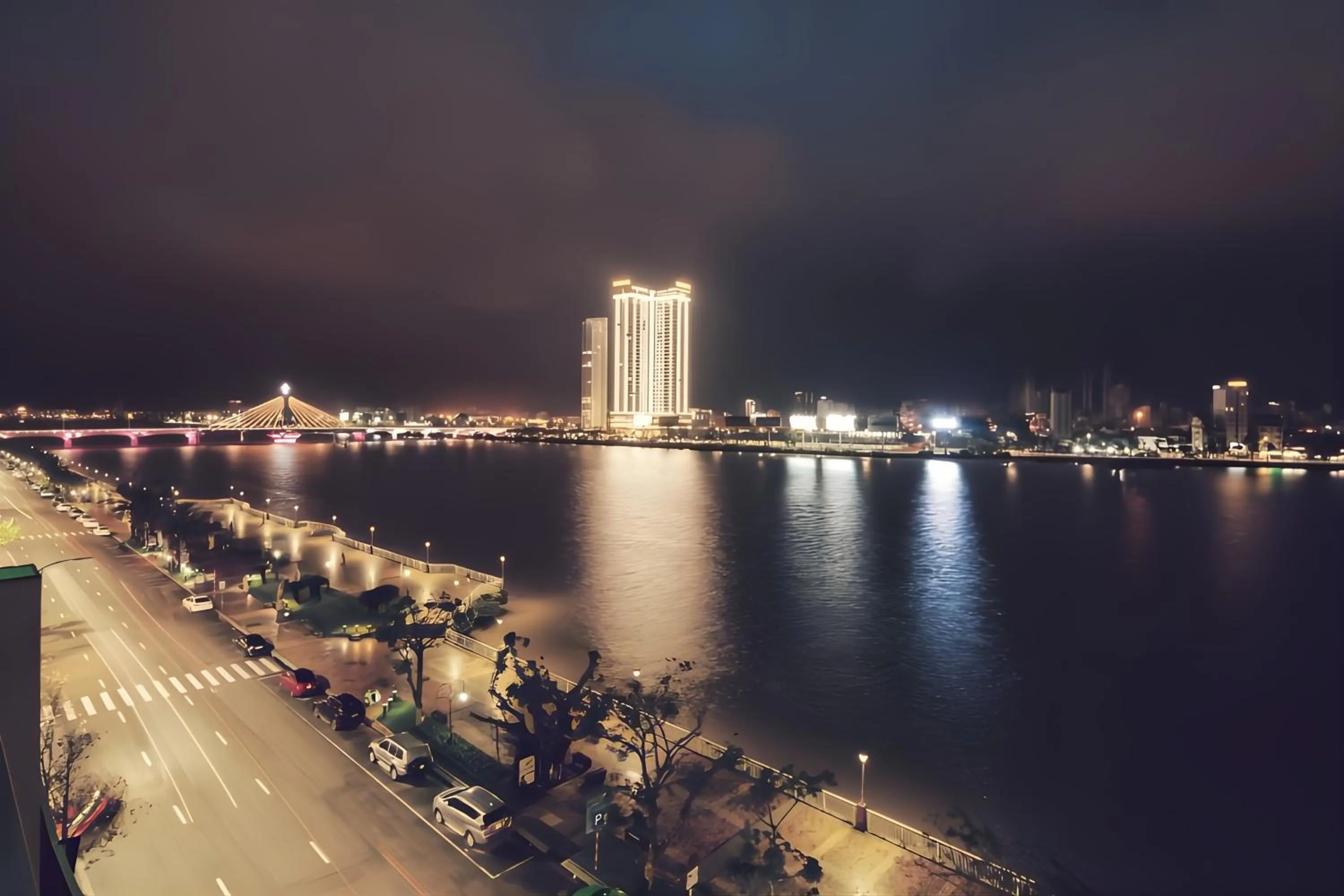View (from property/room) in Hoang Linh Riverside Hotel Danang