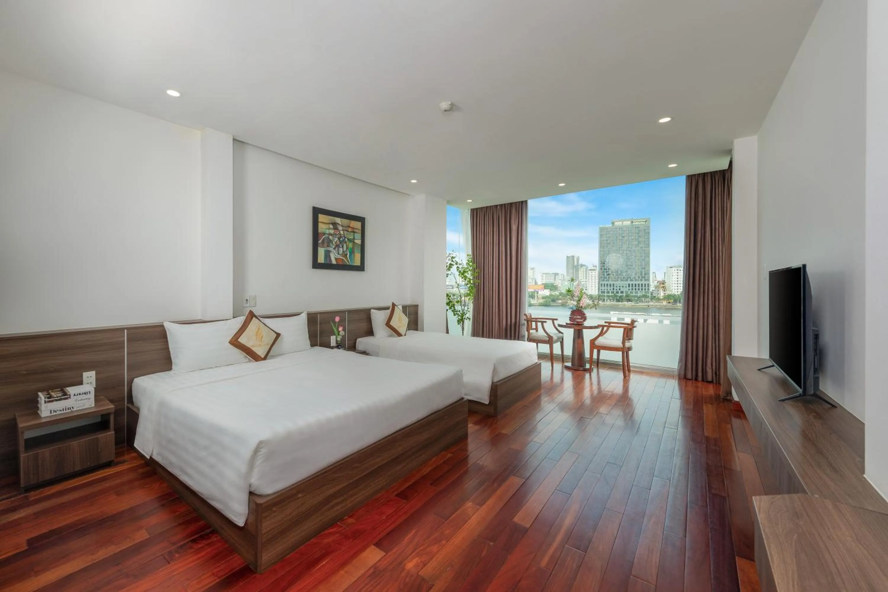 Bedroom in Hoang Linh Riverside Hotel Danang