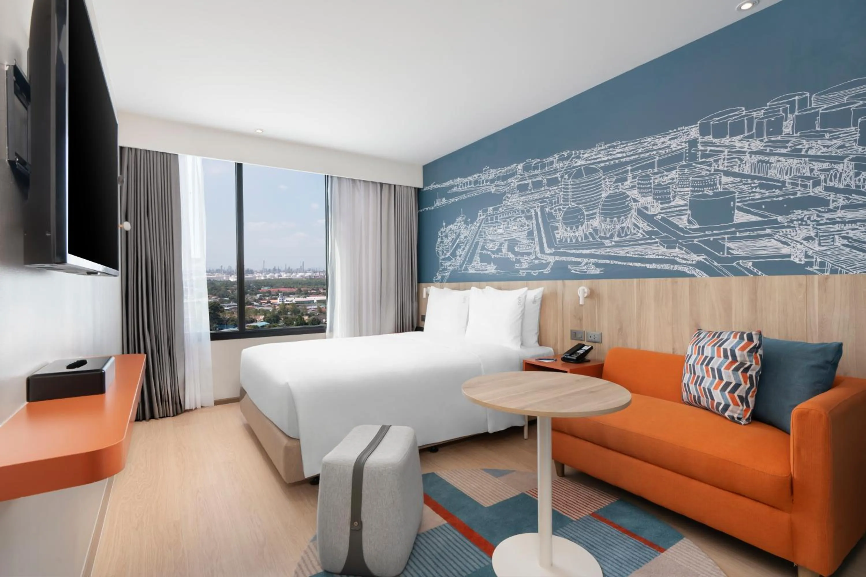 Bed in Holiday Inn Express Rayong