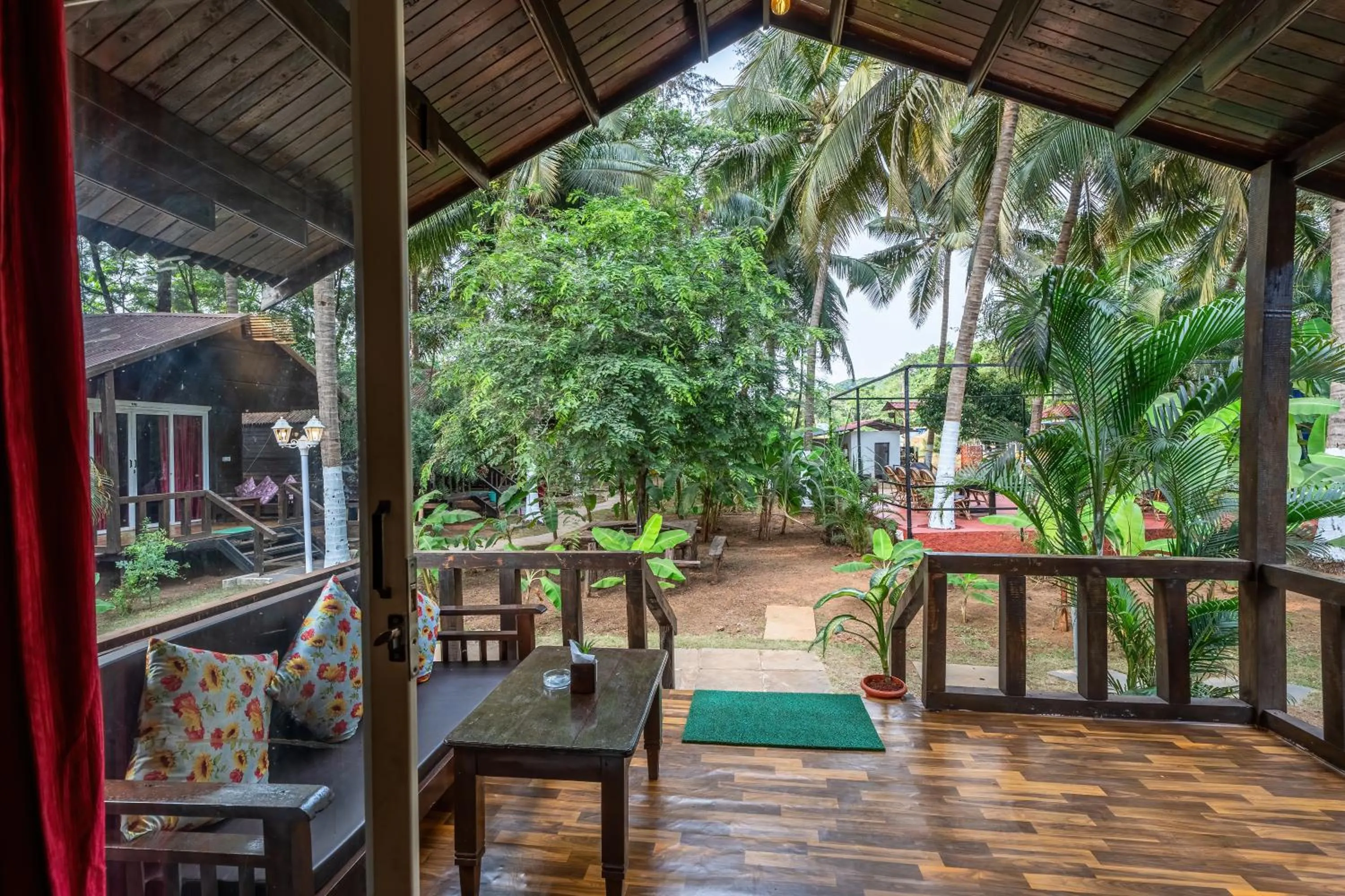 Patio in The Exotica Agonda