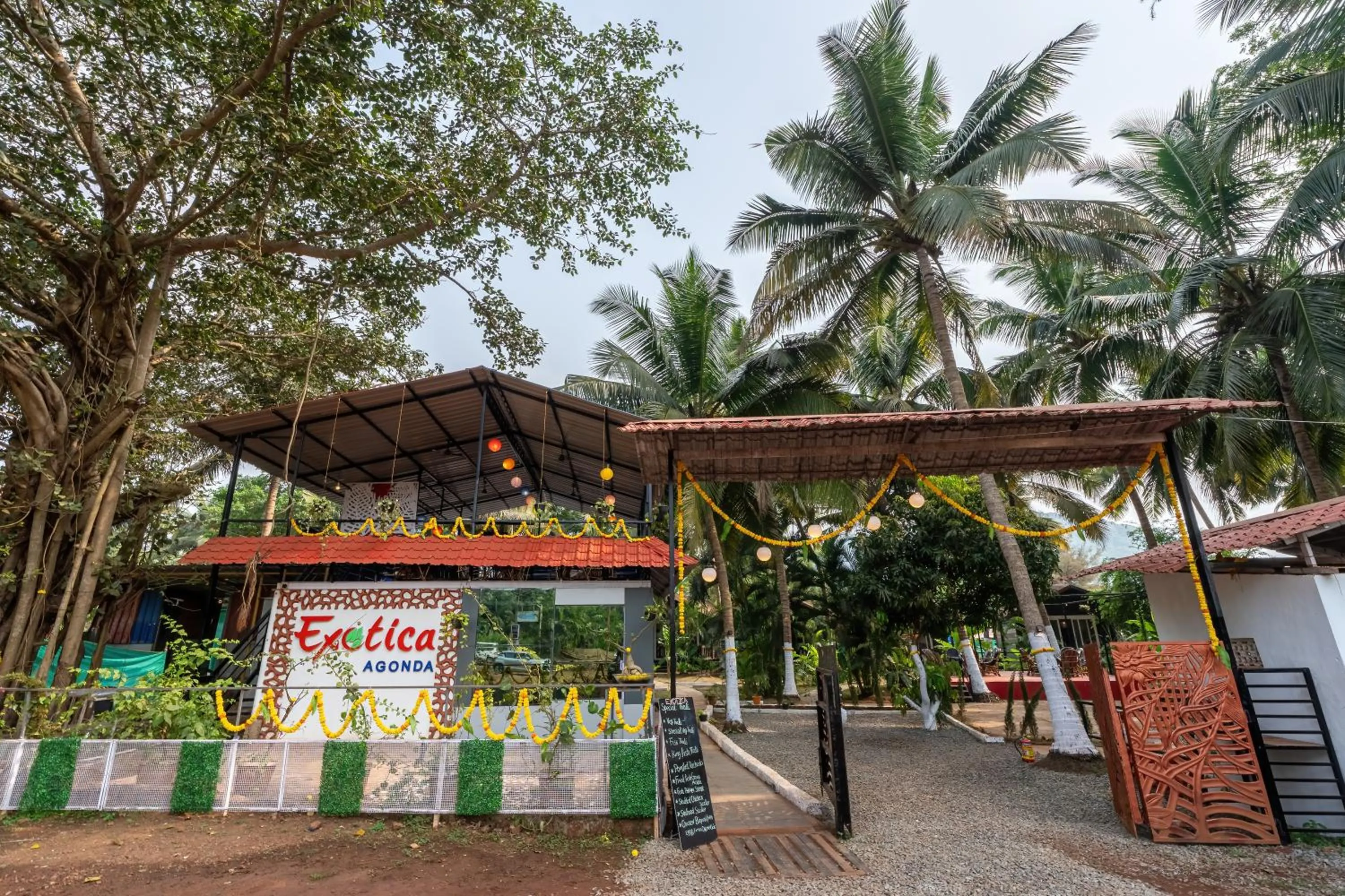 Facade/entrance in The Exotica Agonda