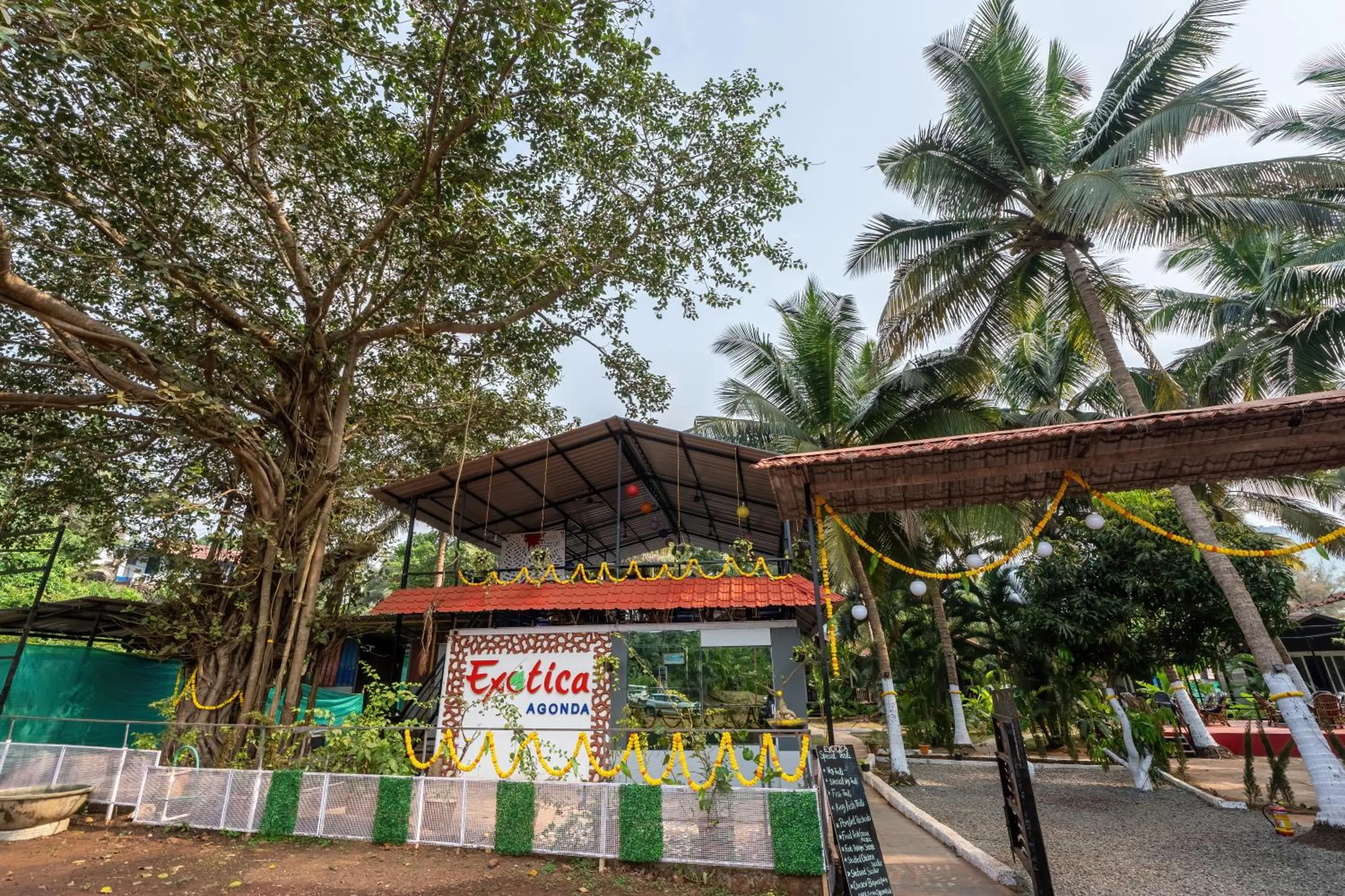 Facade/entrance in The Exotica Agonda