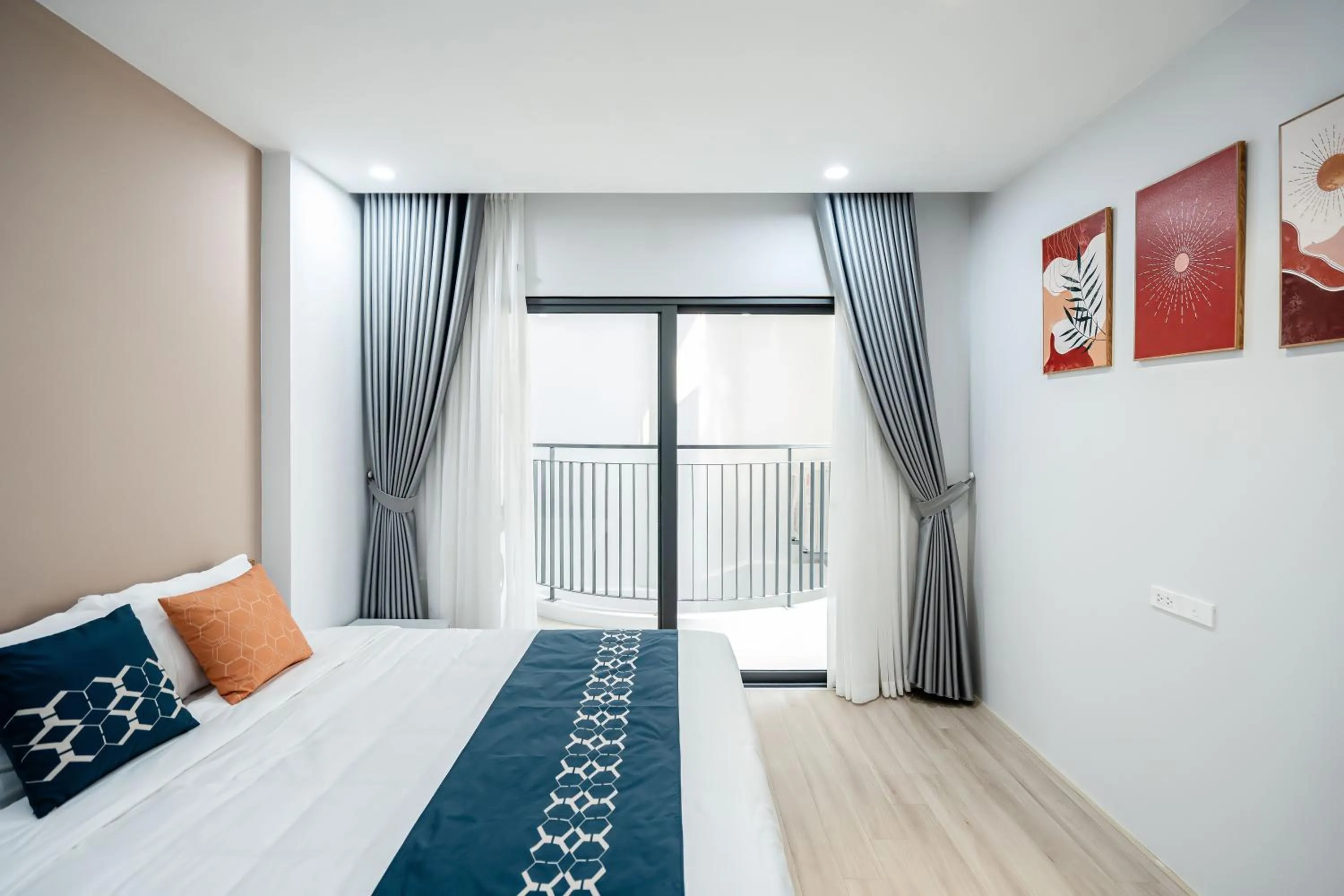 Bedroom, Bed in FLESTA Núi Trúc