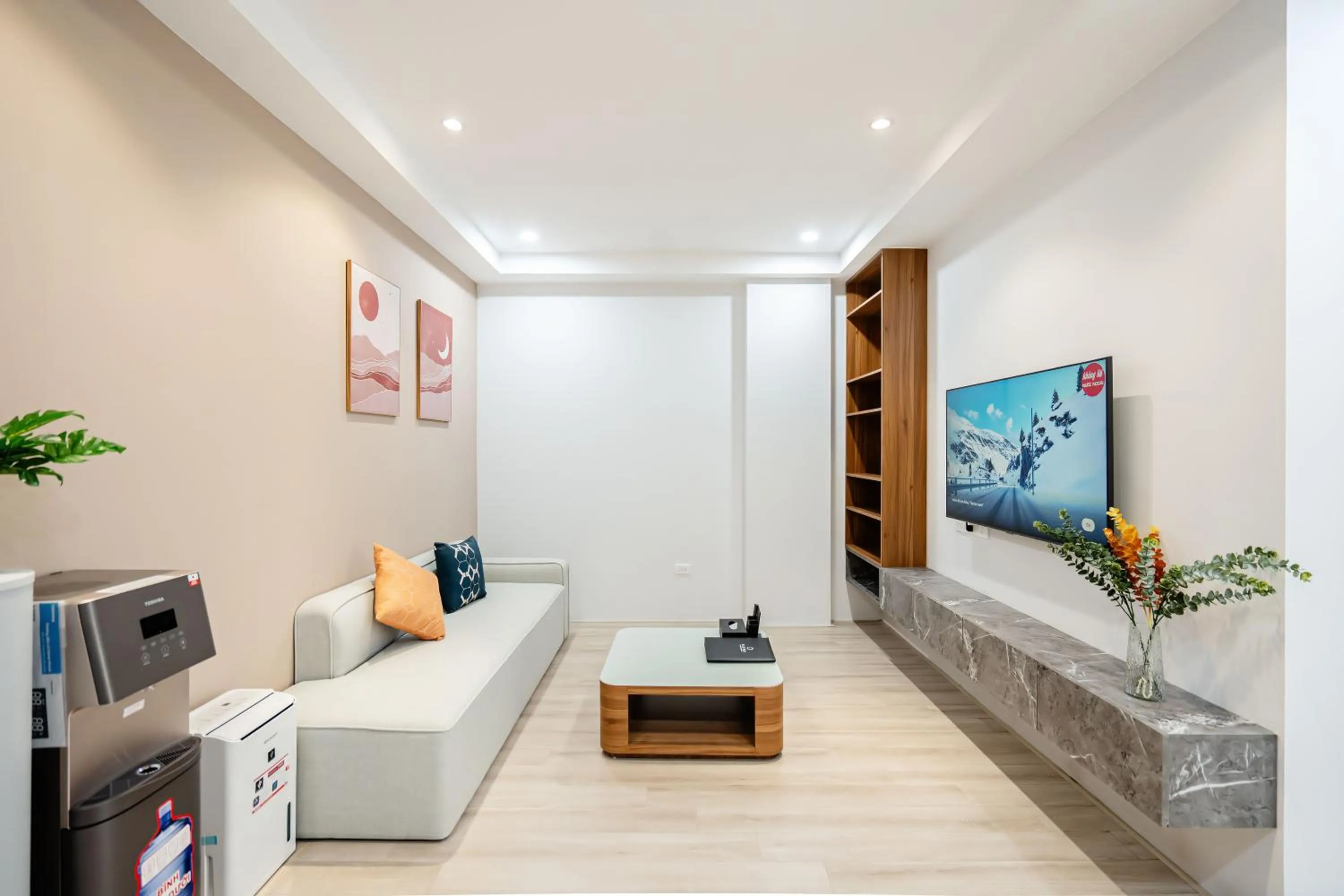 Living room in FLESTA Núi Trúc