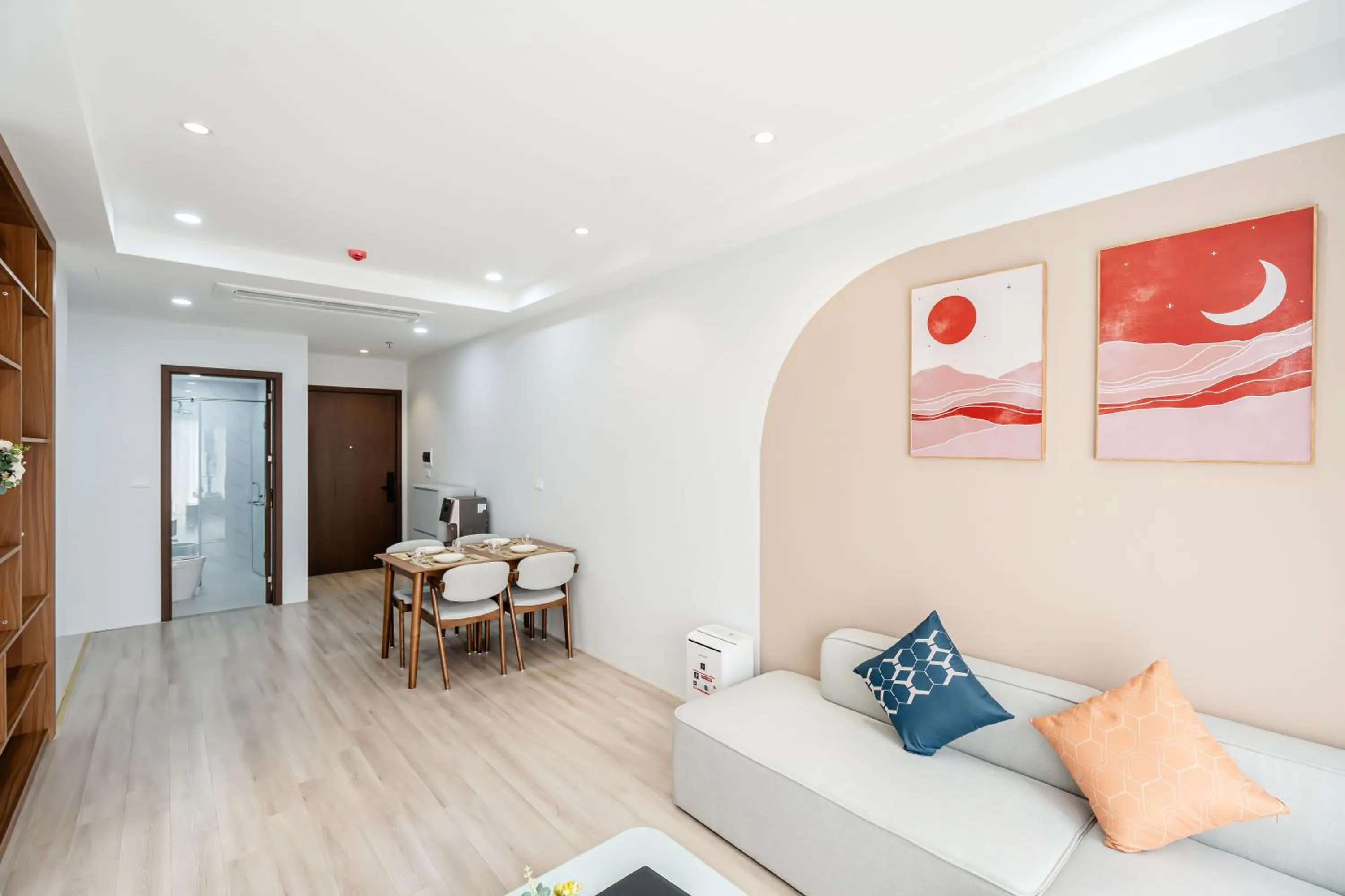 Living room in FLESTA Núi Trúc