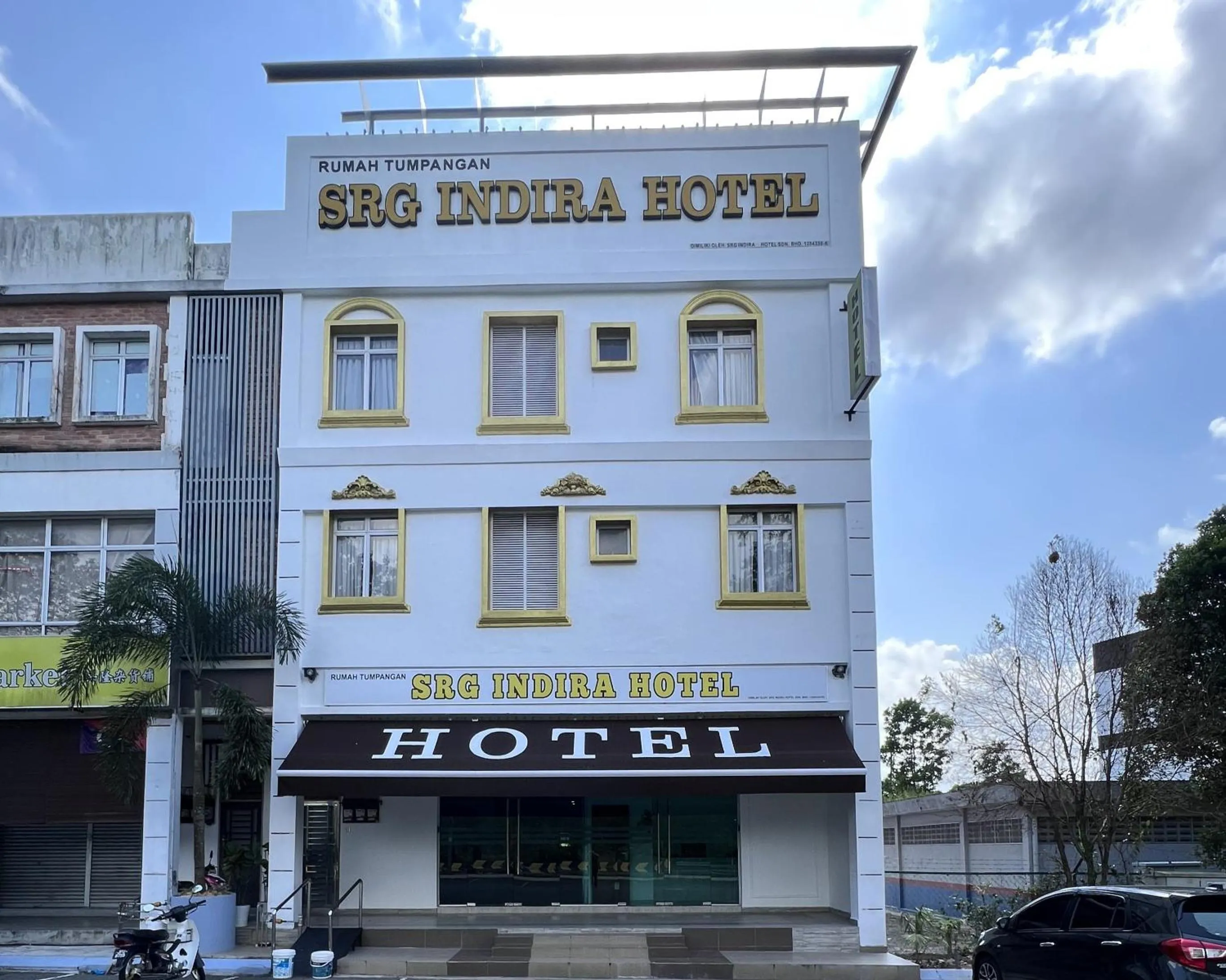 Property building in Srg Indira Hotel