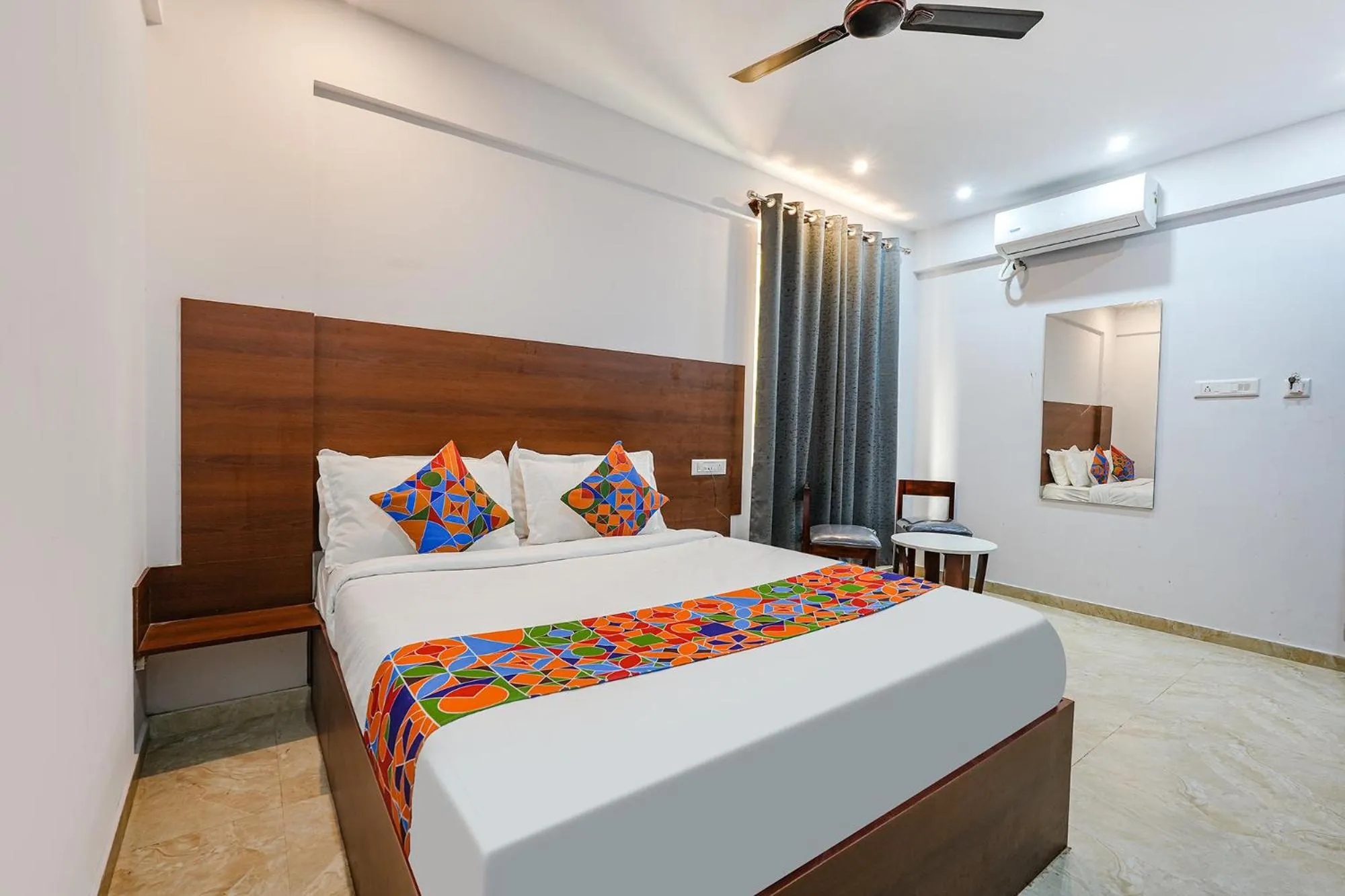 Bed in FabHotel Tree Suites - Nr Reva University