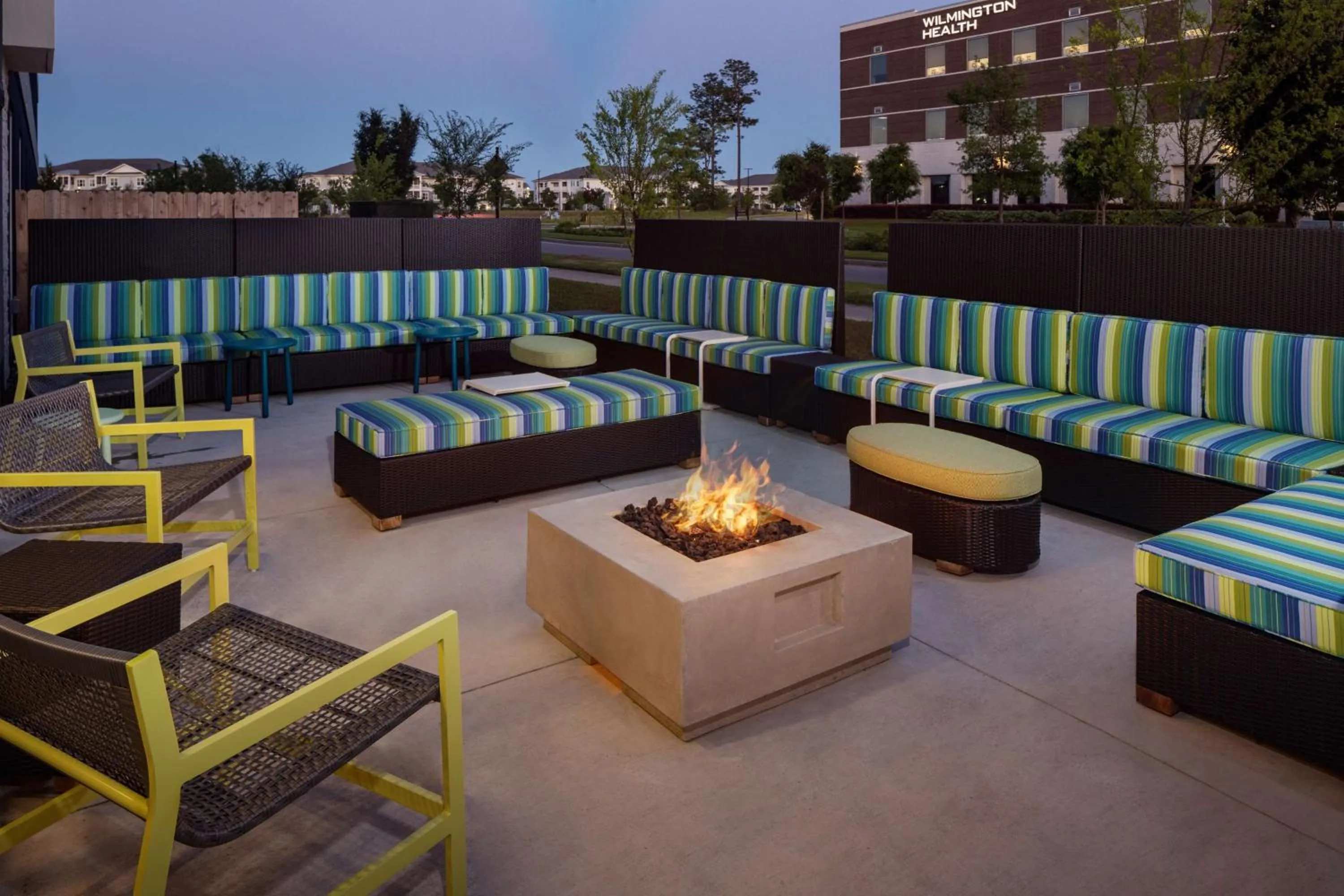 Patio in Home2 Suites By Hilton Wilmington Medical Park Downtown