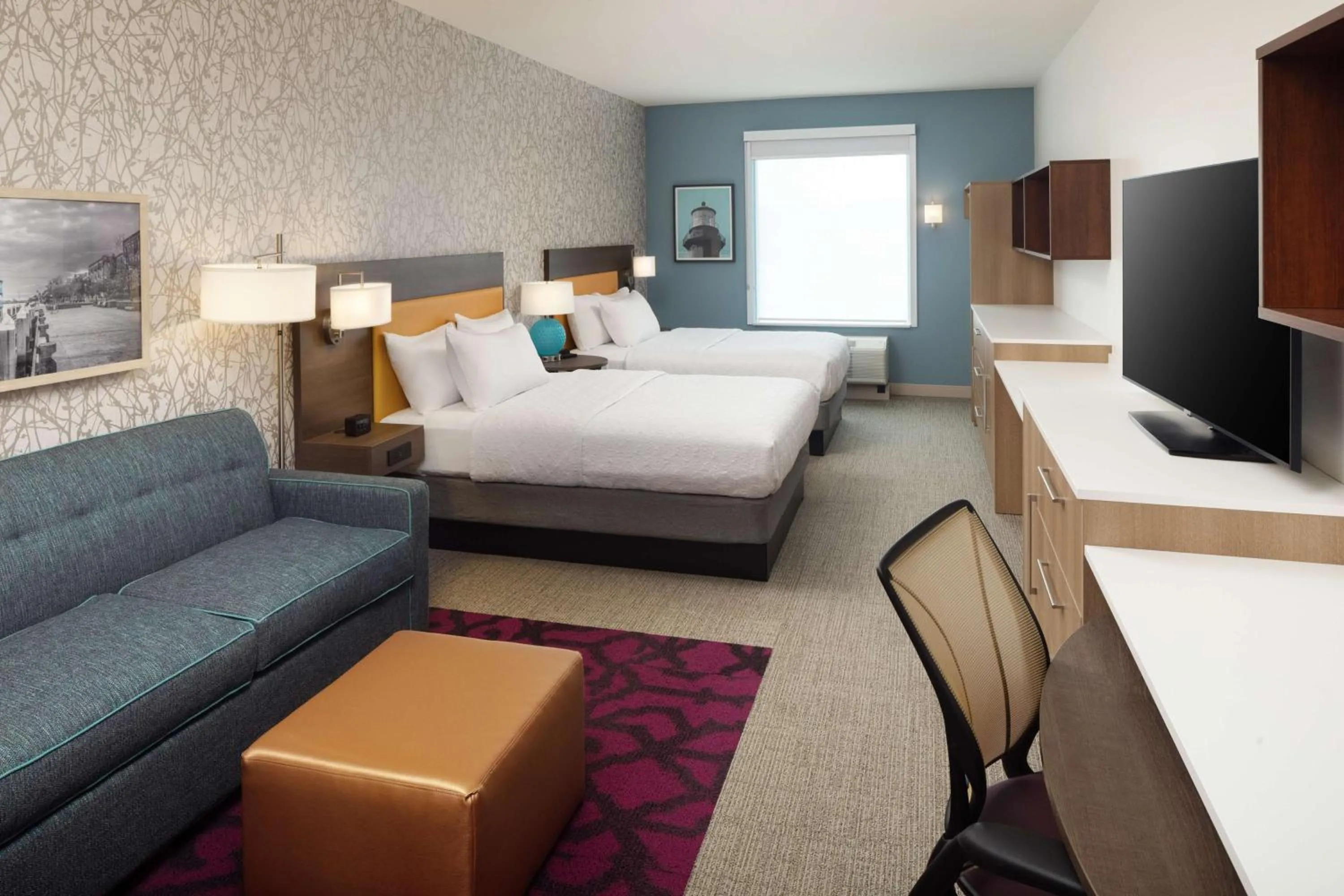 Bedroom, Bed in Home2 Suites By Hilton Wilmington Medical Park Downtown