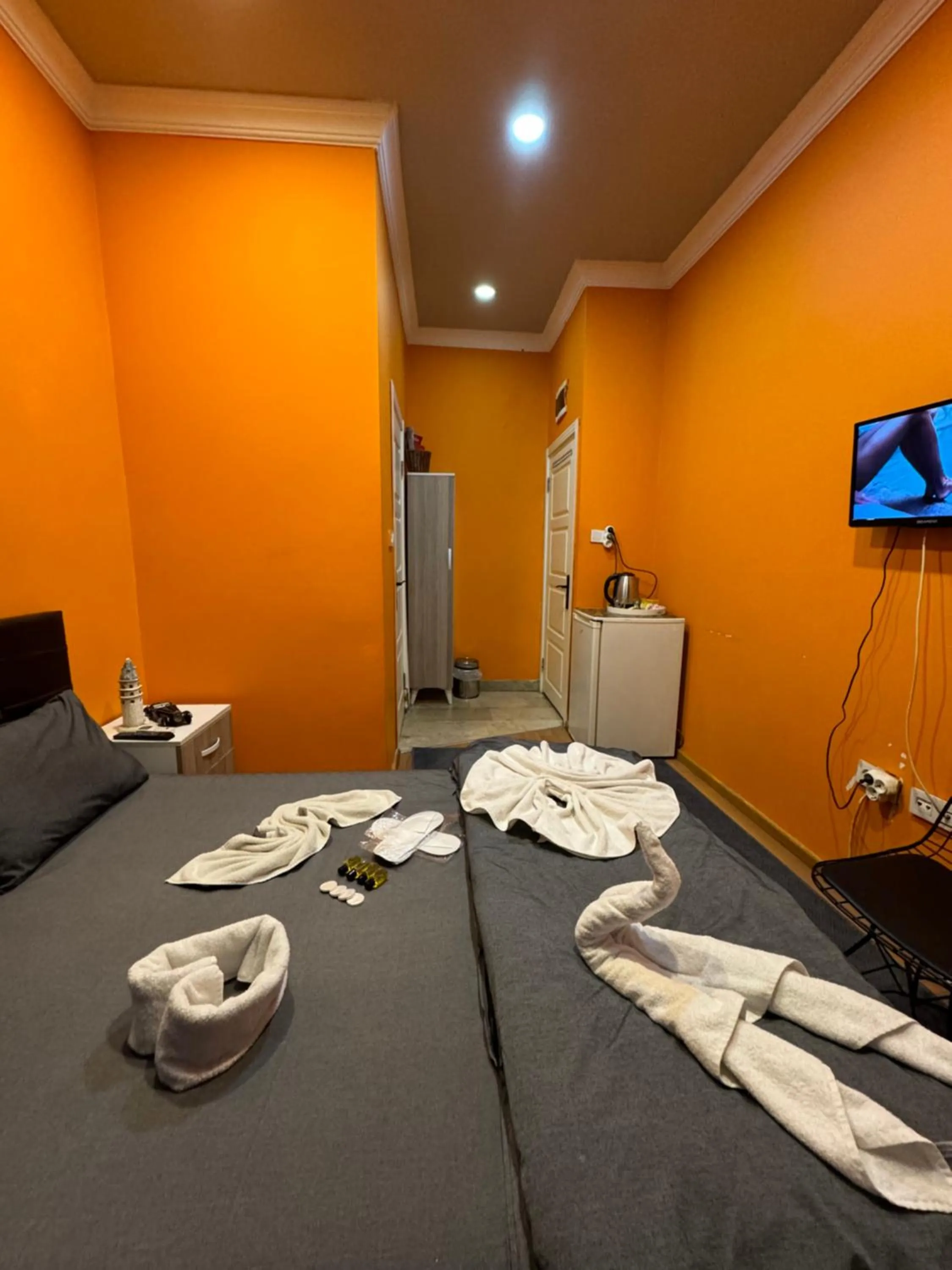 Bed in Taksim Pandora hotel