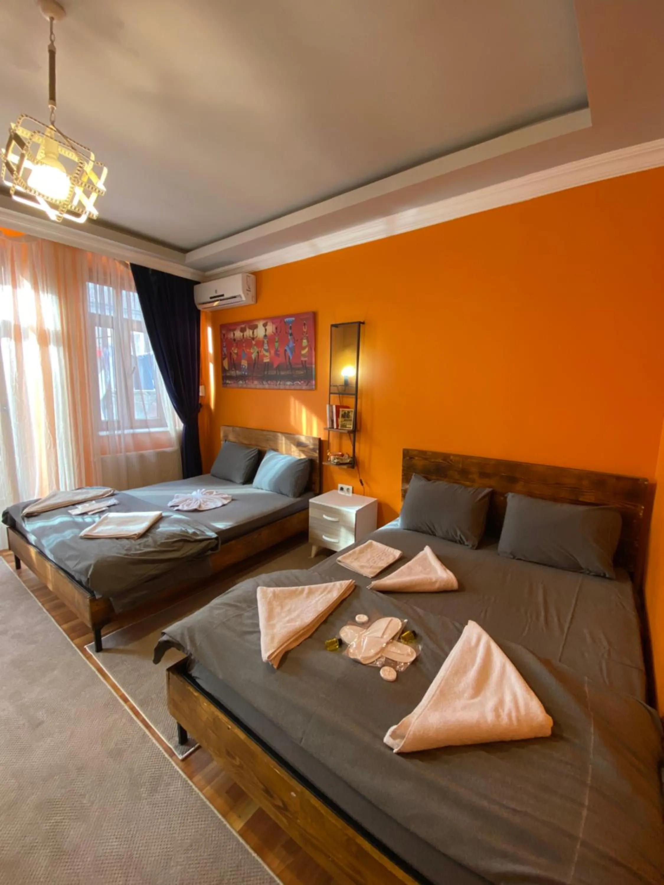 Bed in Taksim Pandora hotel