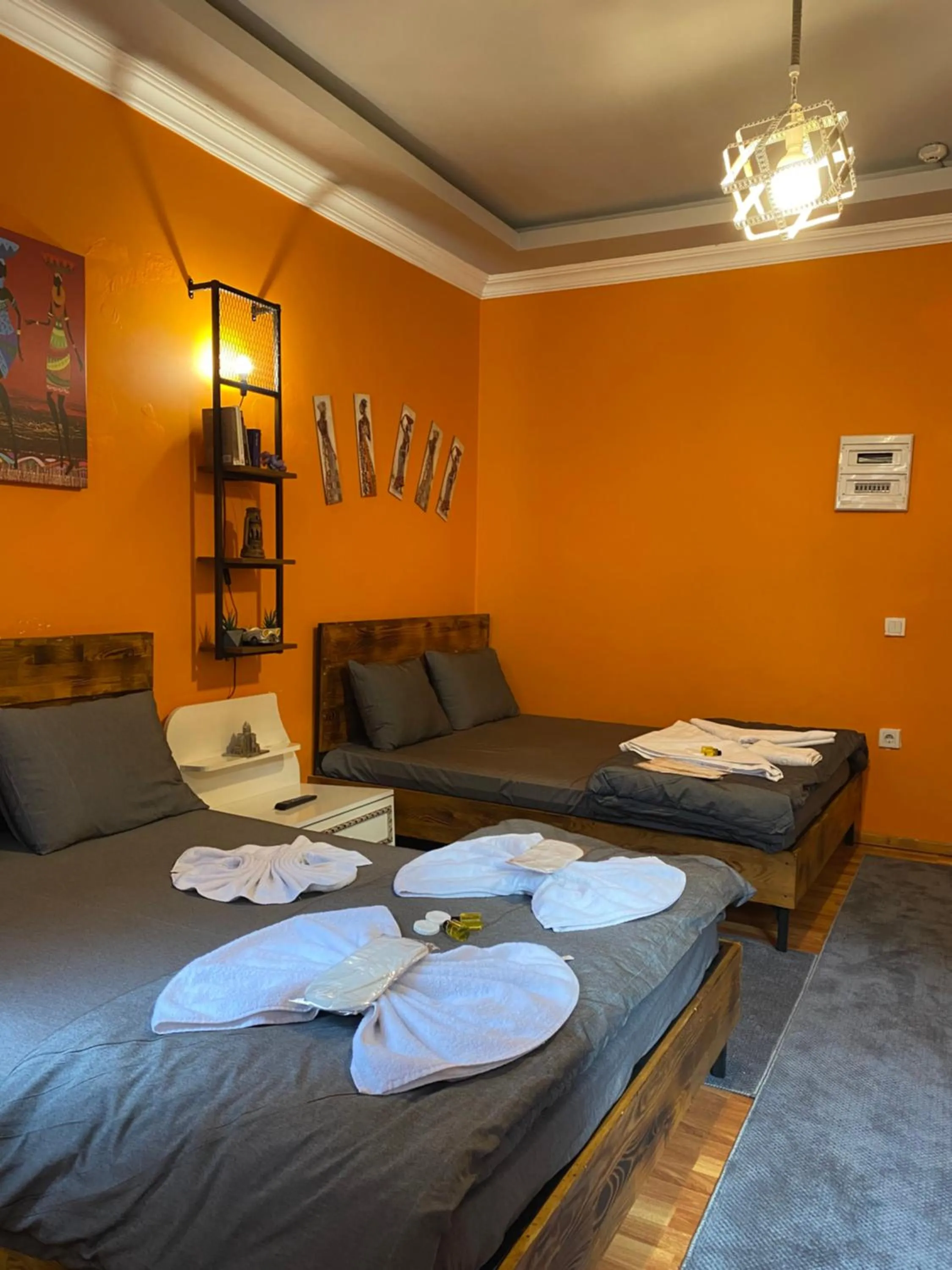 Bed in Taksim Pandora hotel