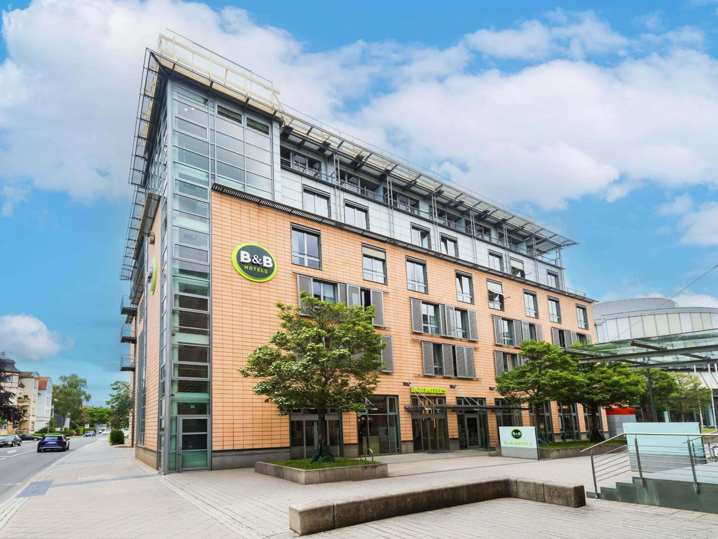 Property building in B&B Hotel Erfurt City-West