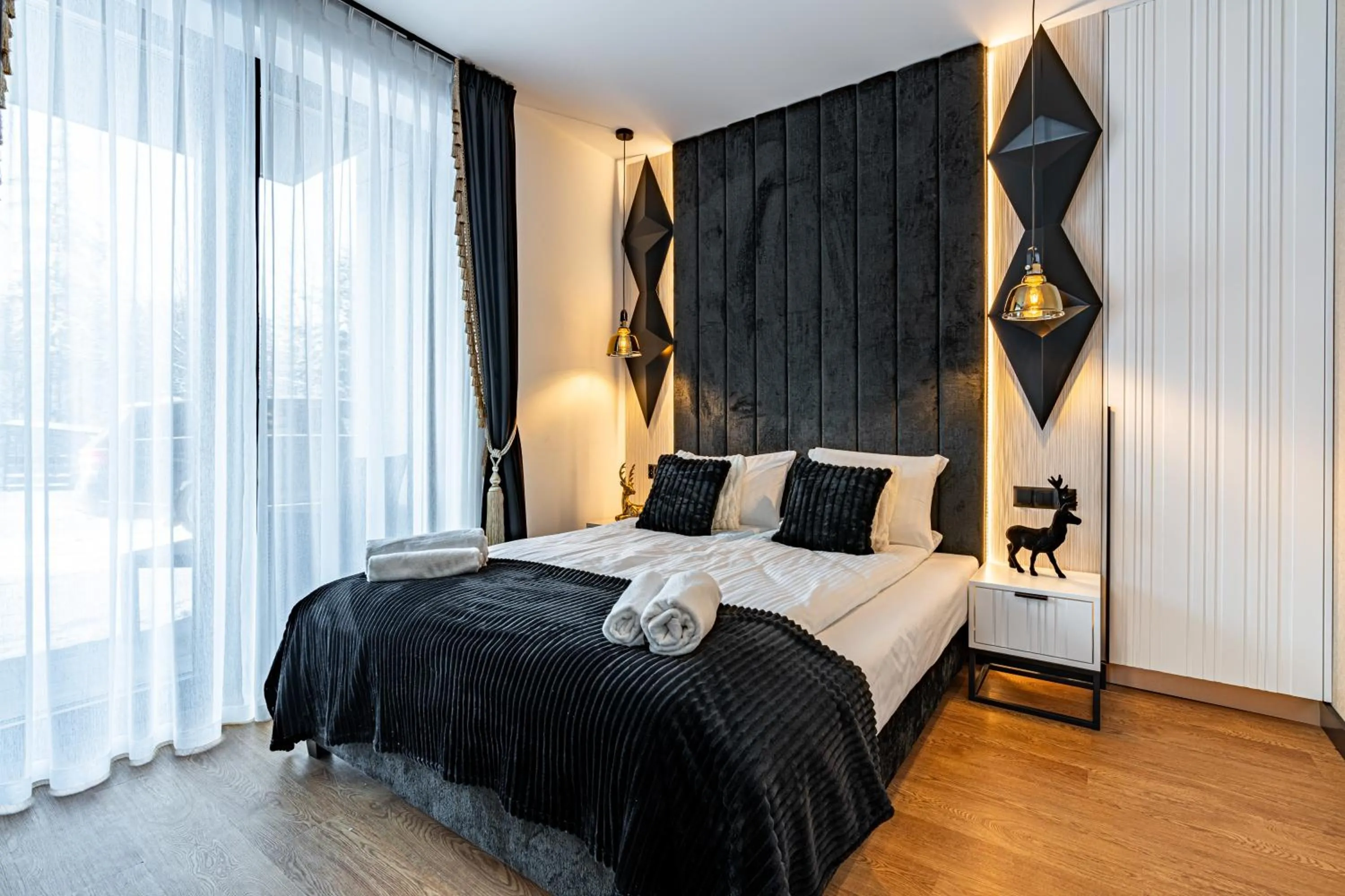 Bed in Aparthotel Zakopiański & SPA