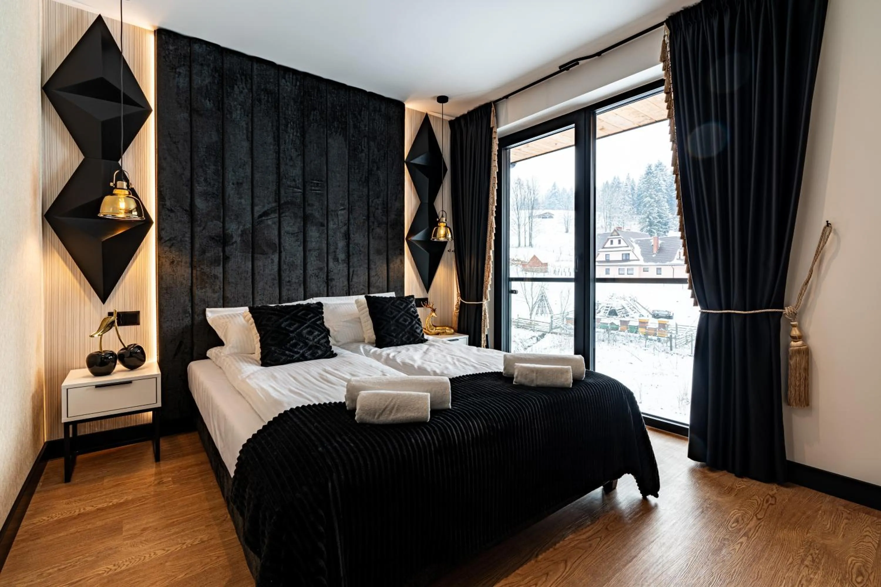 Bed in Aparthotel Zakopiański & SPA