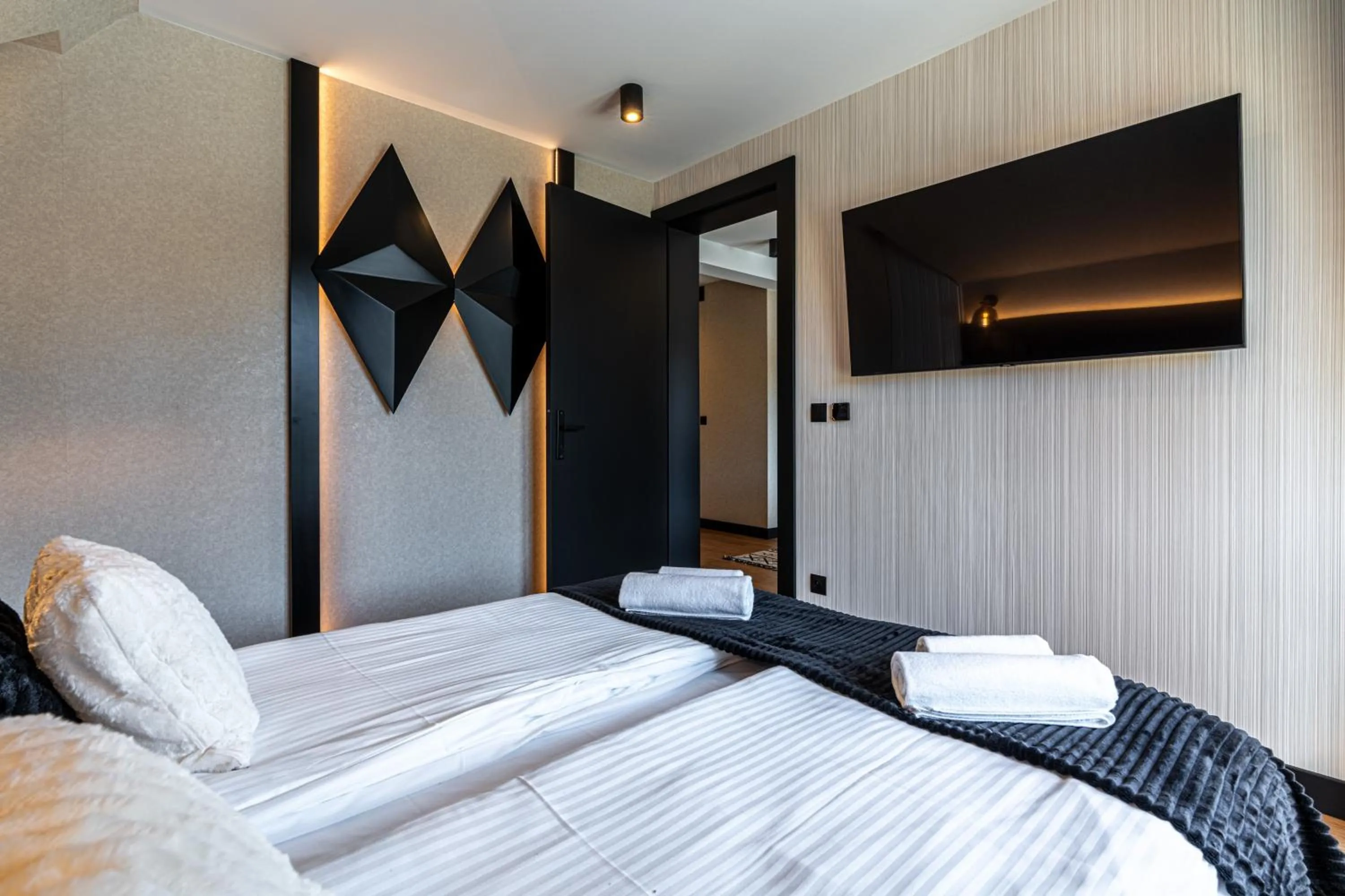 Bed in Aparthotel Zakopiański & SPA