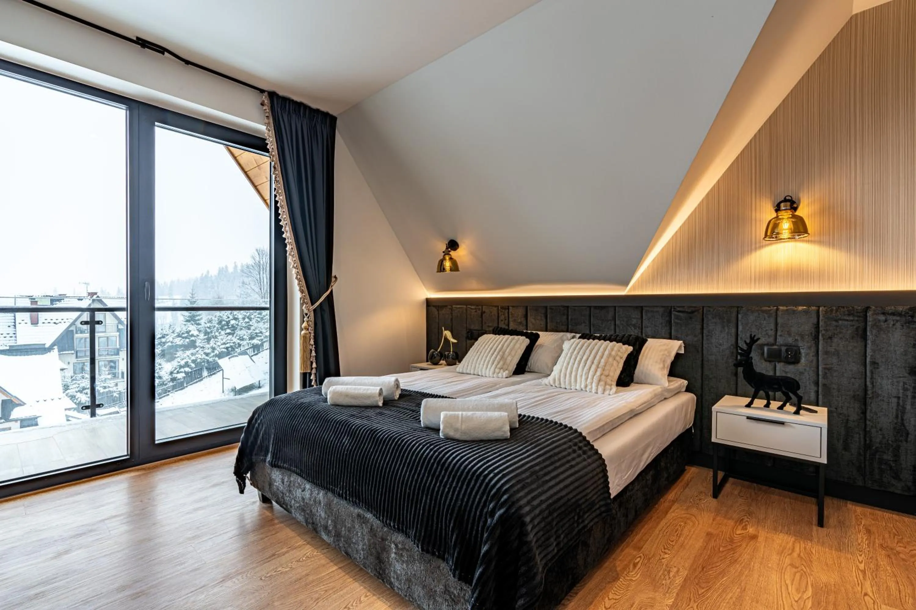 Bed in Aparthotel Zakopiański & SPA