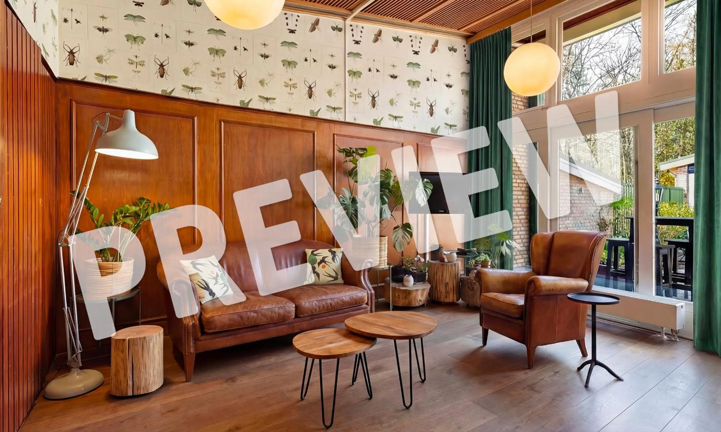 Communal lounge/ TV room in Stayokay Hostel Apeldoorn