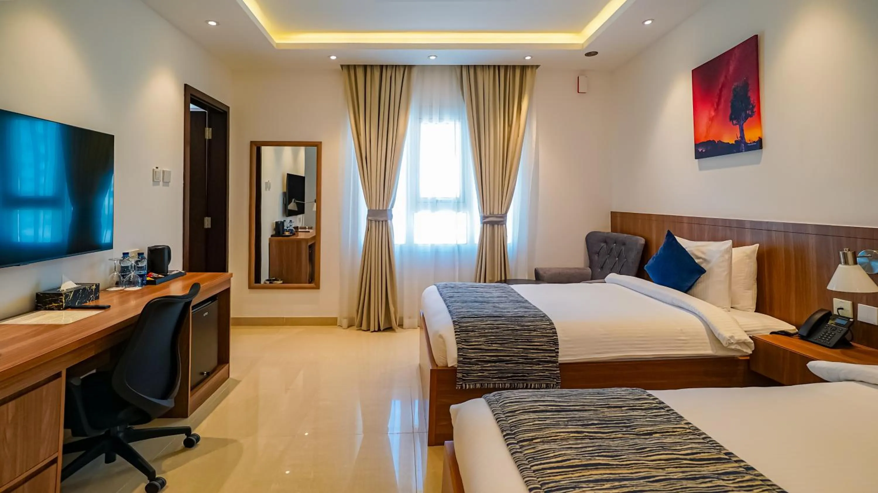 Bedroom, Bed in Duqm Express Hotel