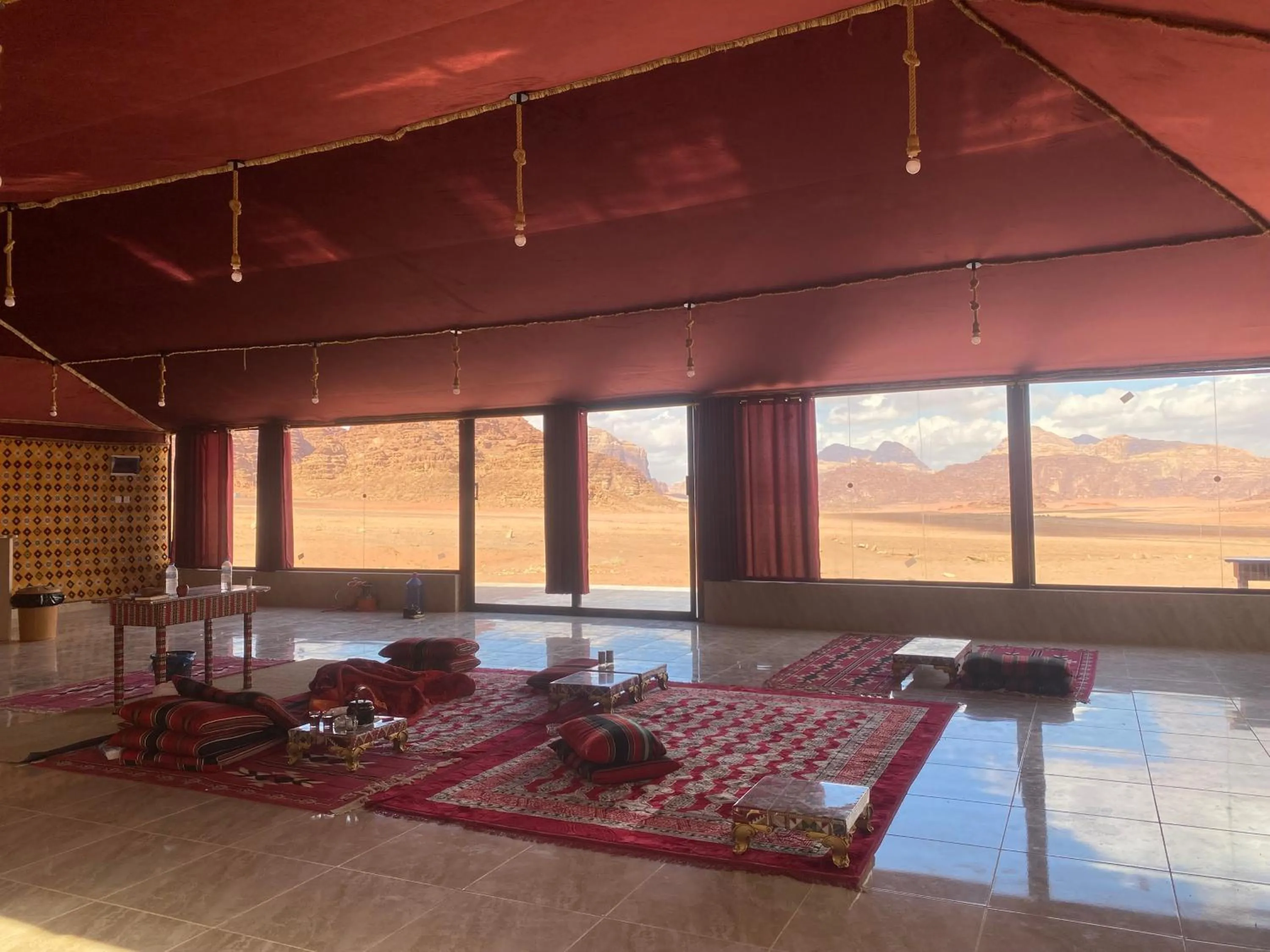 Property building in Bedouin& camp