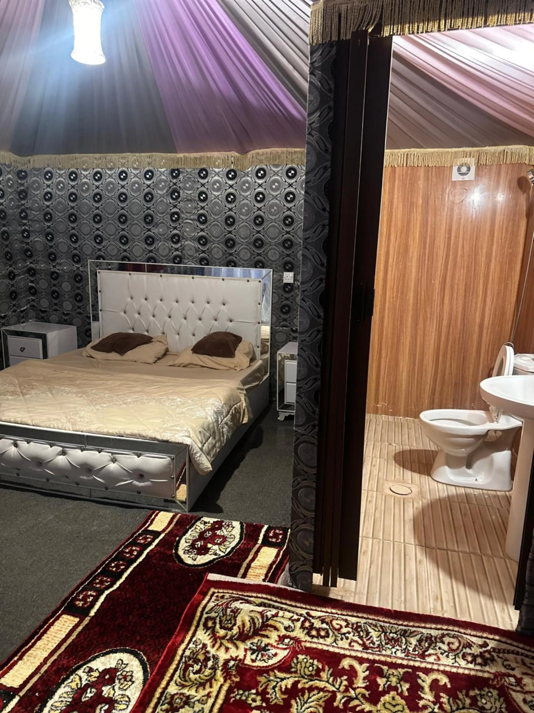 Bed in Bedouin& camp