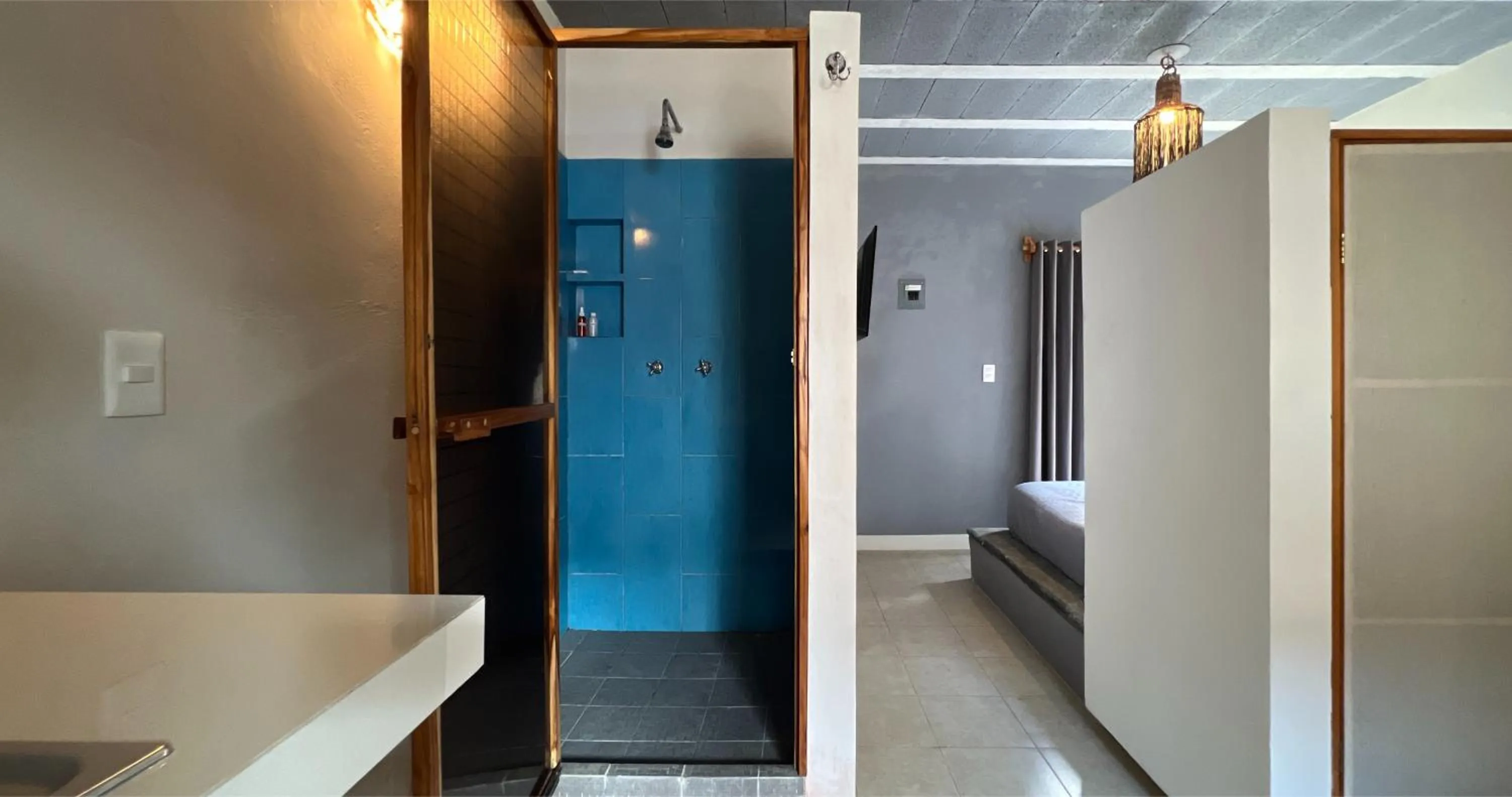 Hot Spring Bath, Bed in Casa Cielito Lindo Cozumel