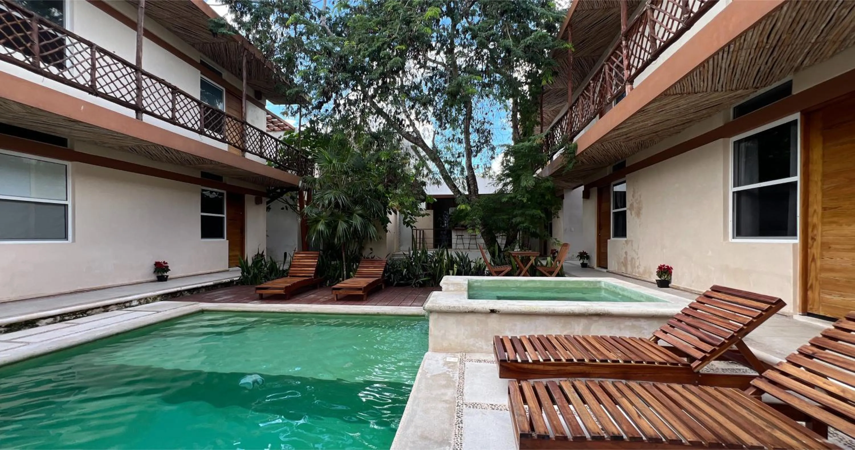 Swimming pool in Casa Cielito Lindo Cozumel