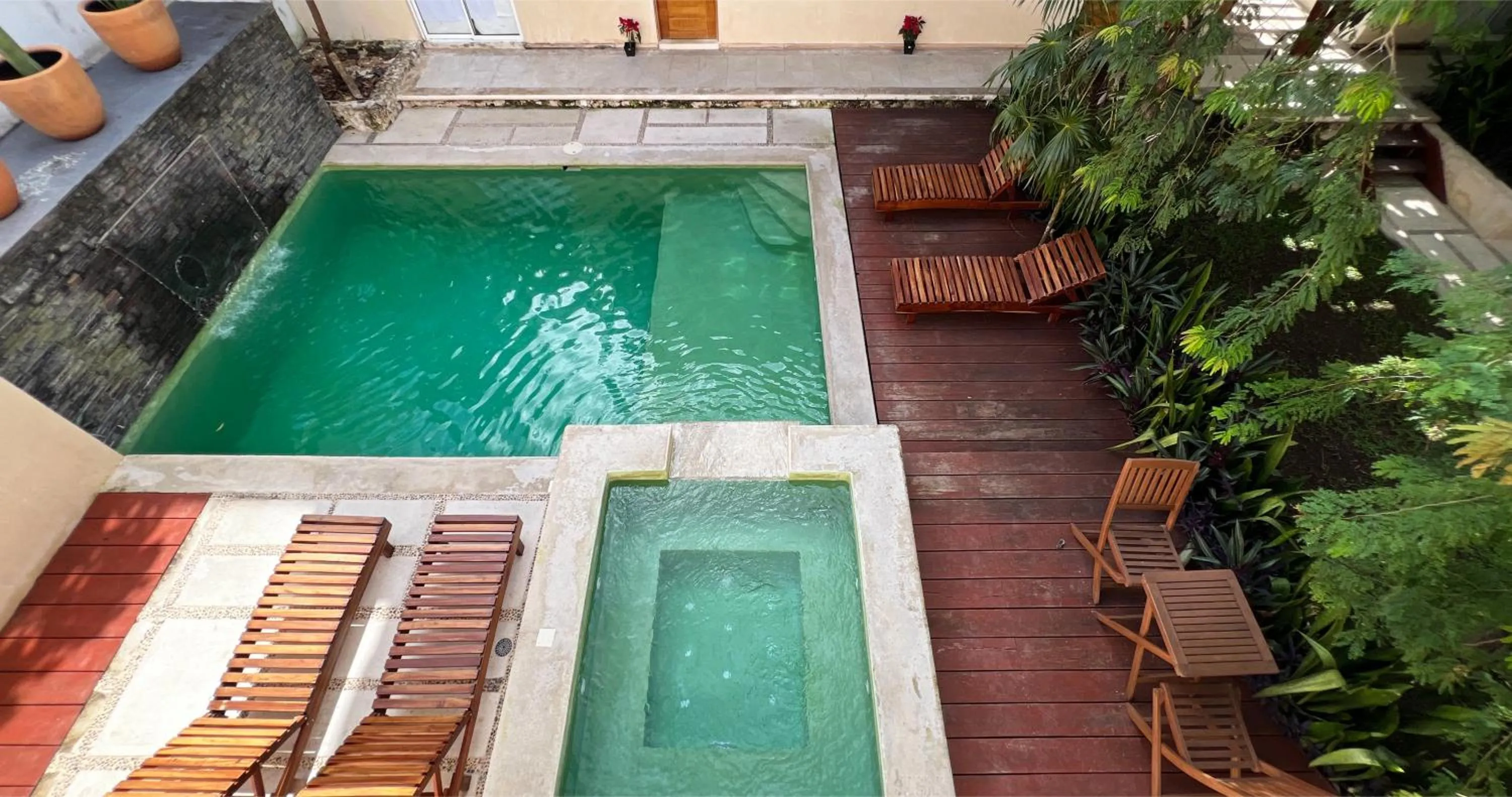 Swimming pool in Casa Cielito Lindo Cozumel