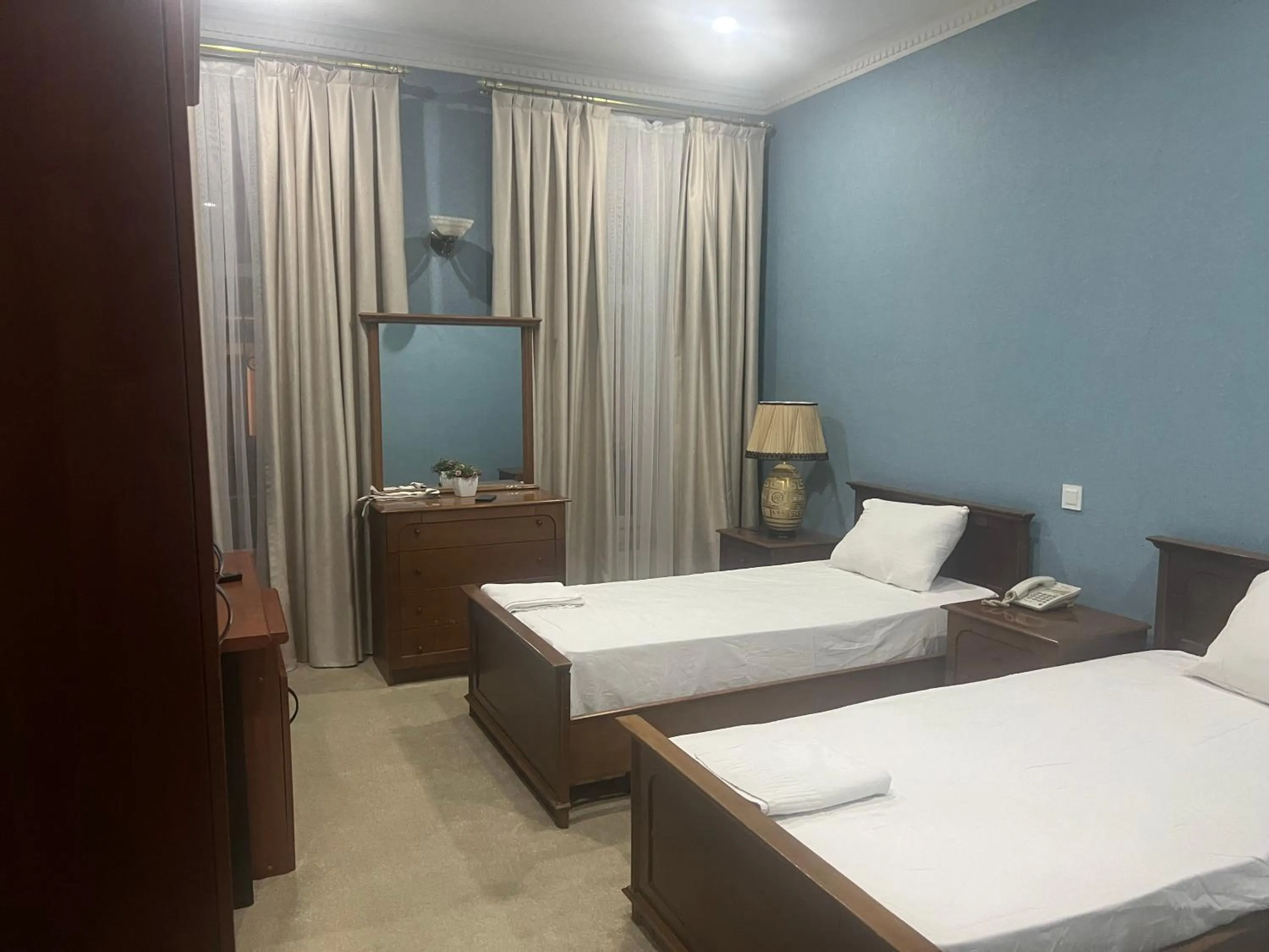 Bed in Swan Hotel Baku