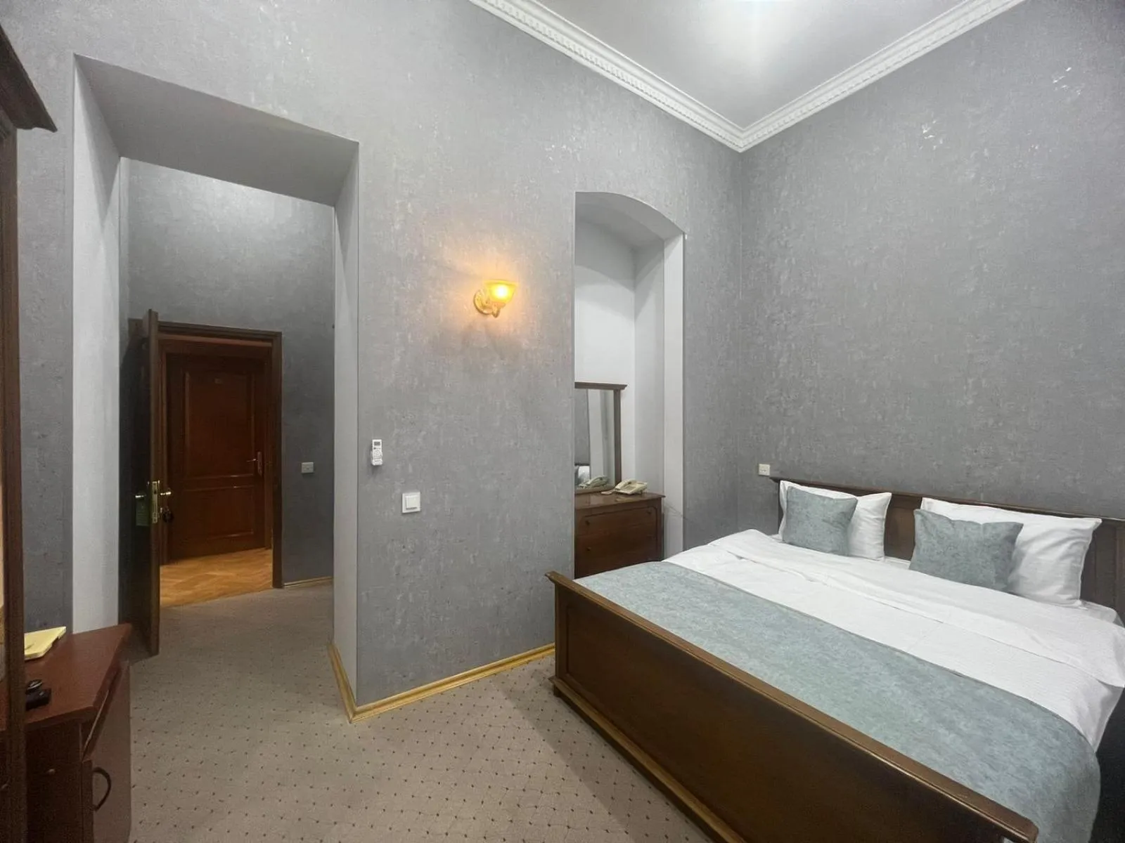 Bed in Swan Hotel Baku