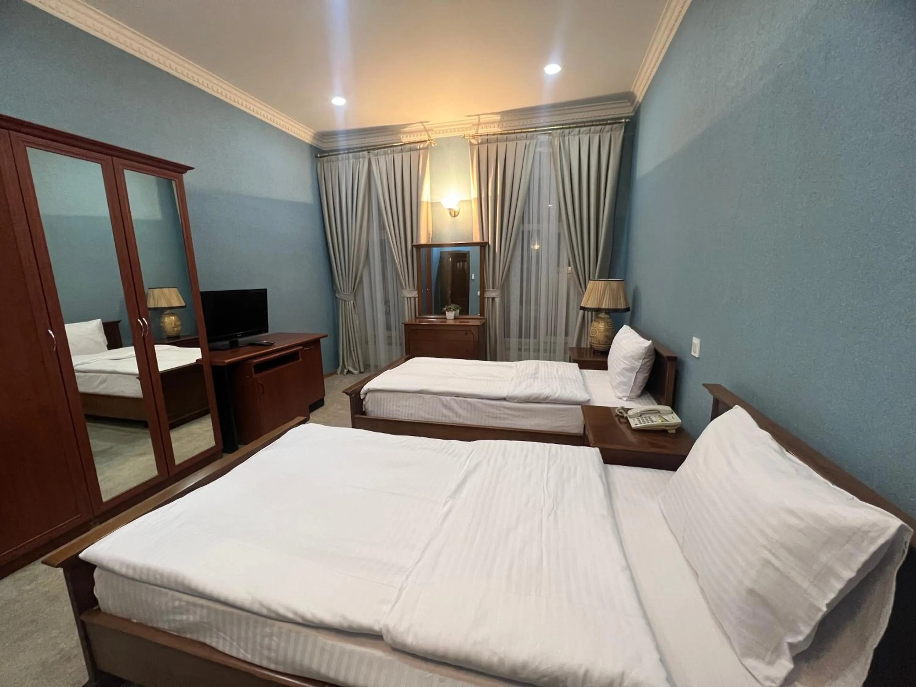 Bed in Swan Hotel Baku