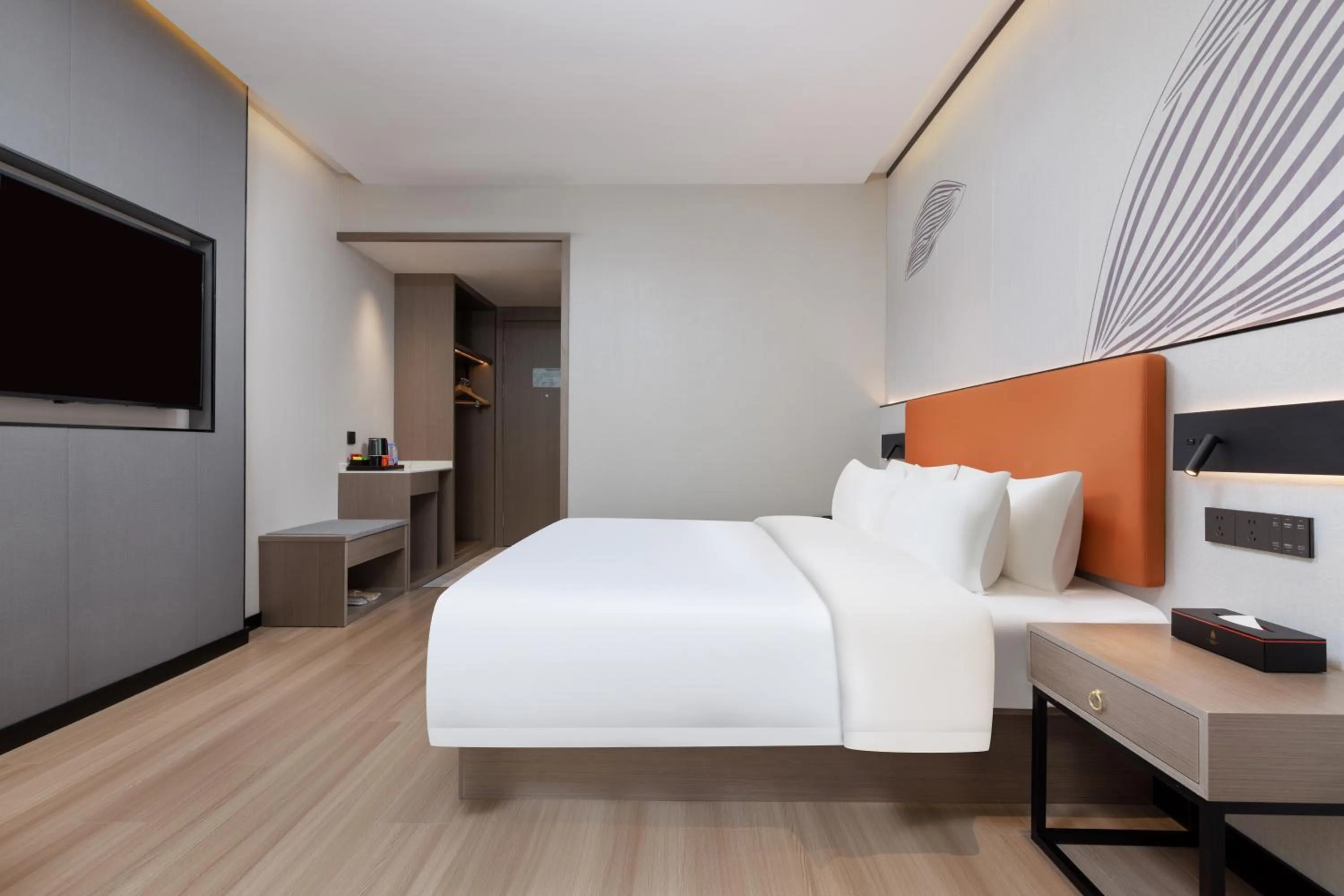 Photo of the whole room, Bed in Feili International Hotel