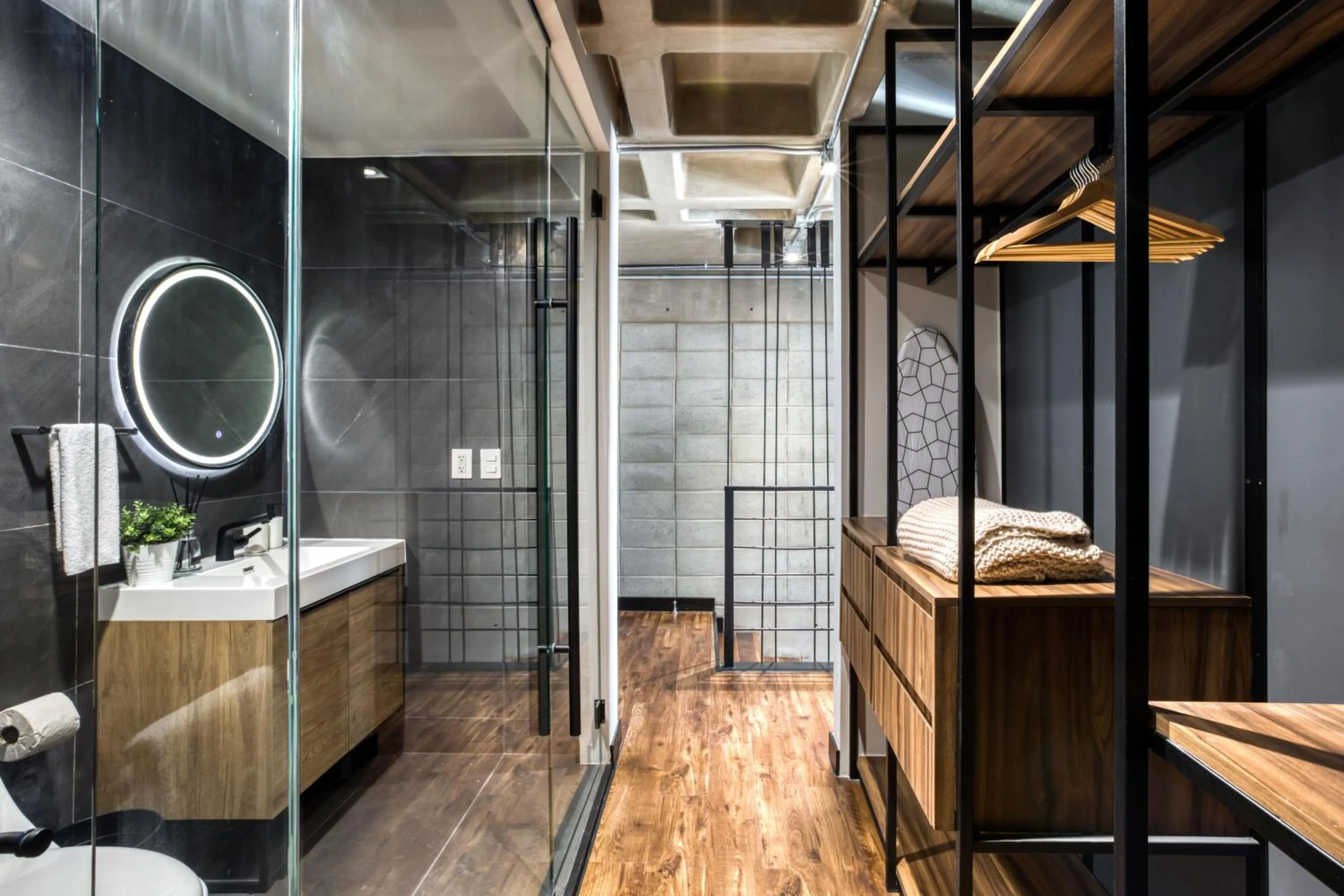 wardrobe in Downtown Loft by ULIV