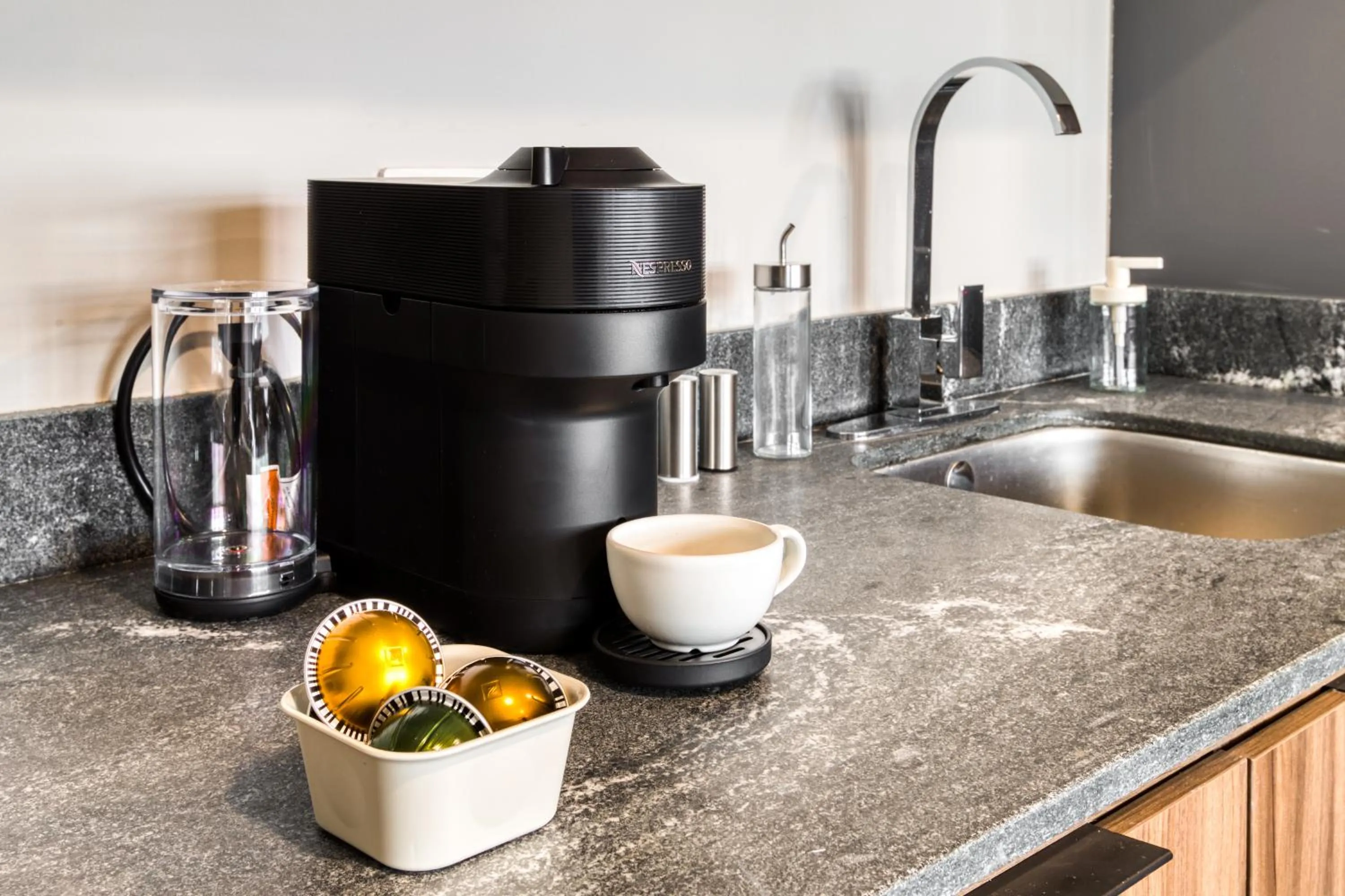 kitchen in Downtown Loft by ULIV