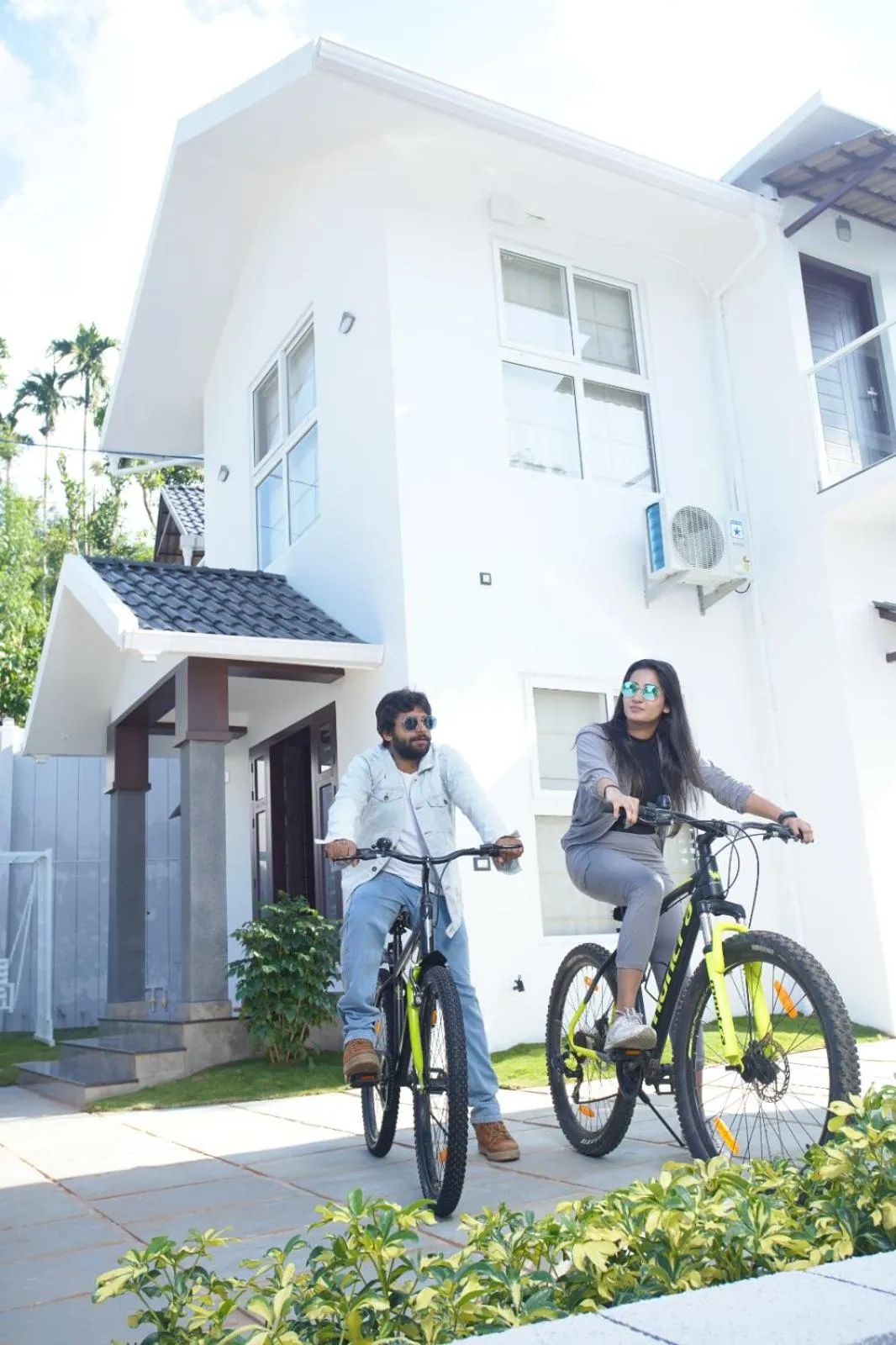 Cycling in Pabis luxurious stay