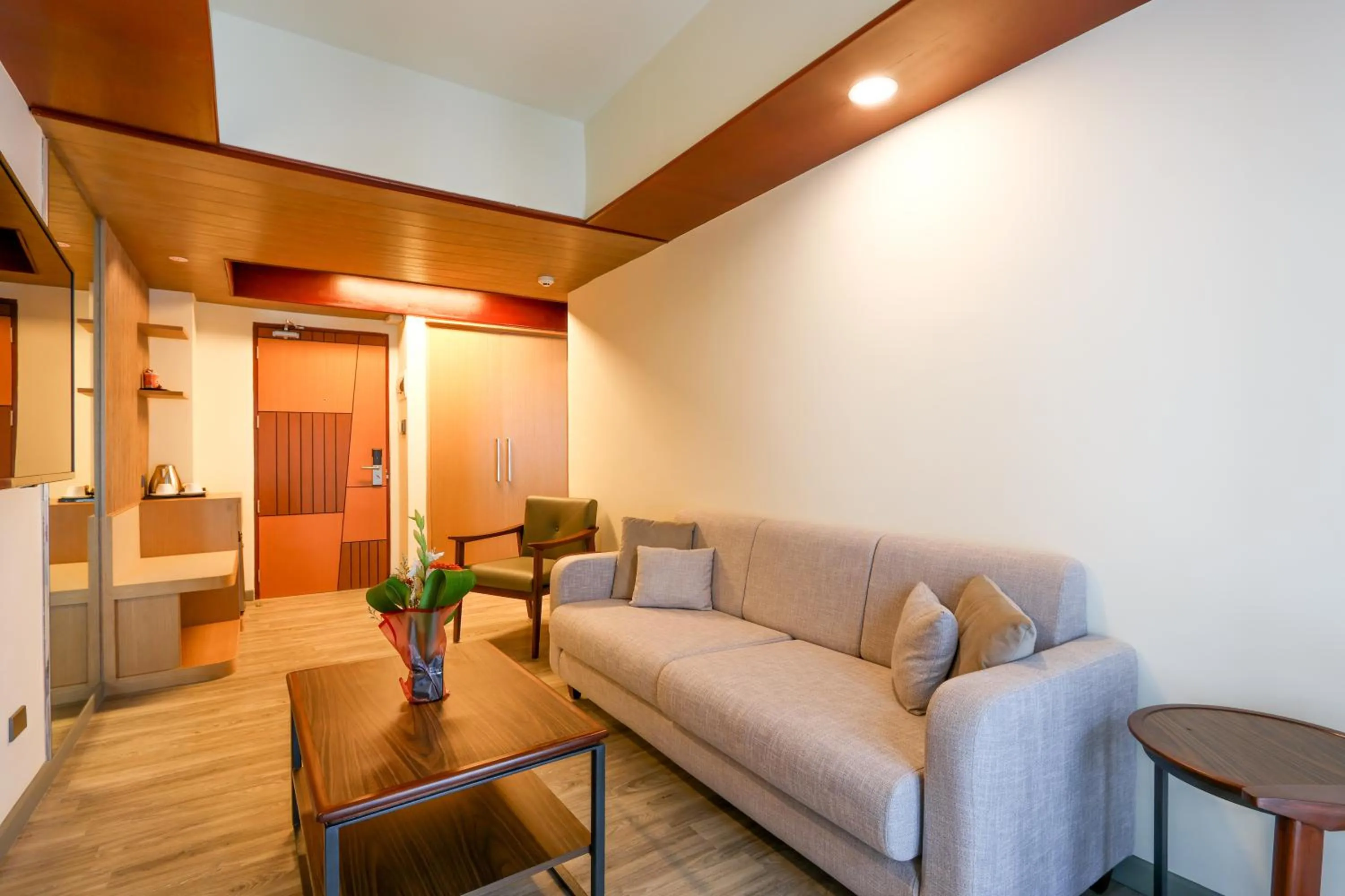 Living room in Sotogrande Hotel Baguio