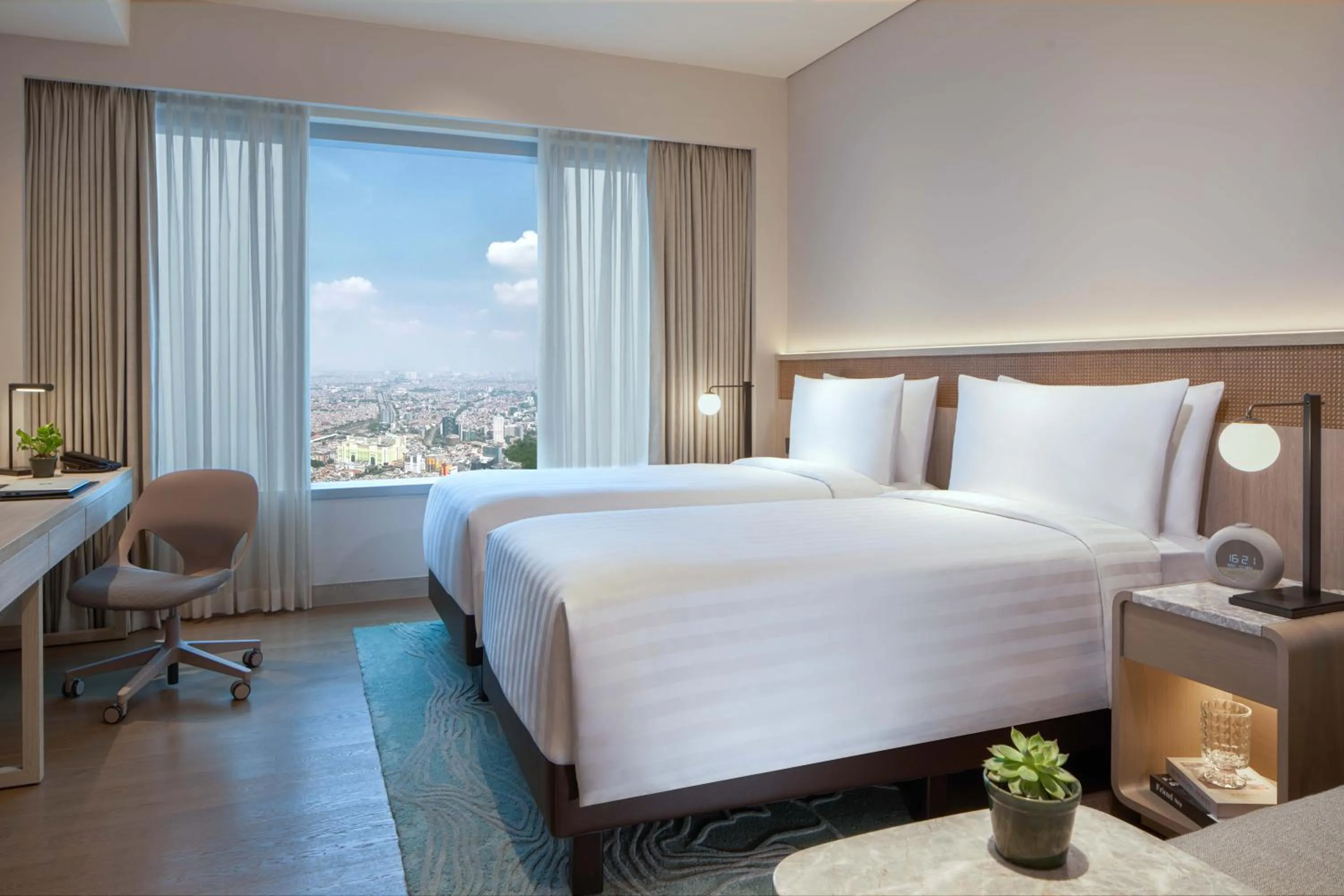 Bed in PARKROYAL Serviced Suites Jakarta