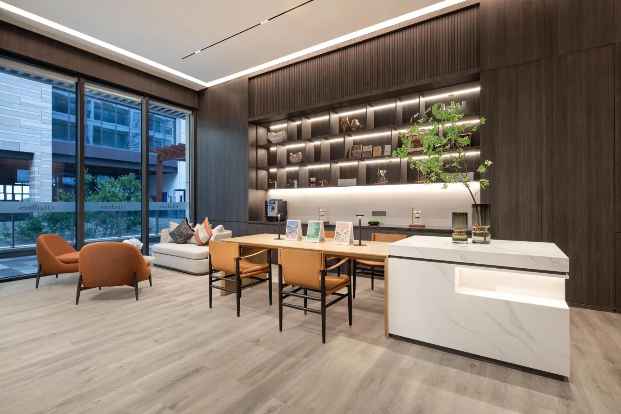 Seating area in Citadines Hope City Boao