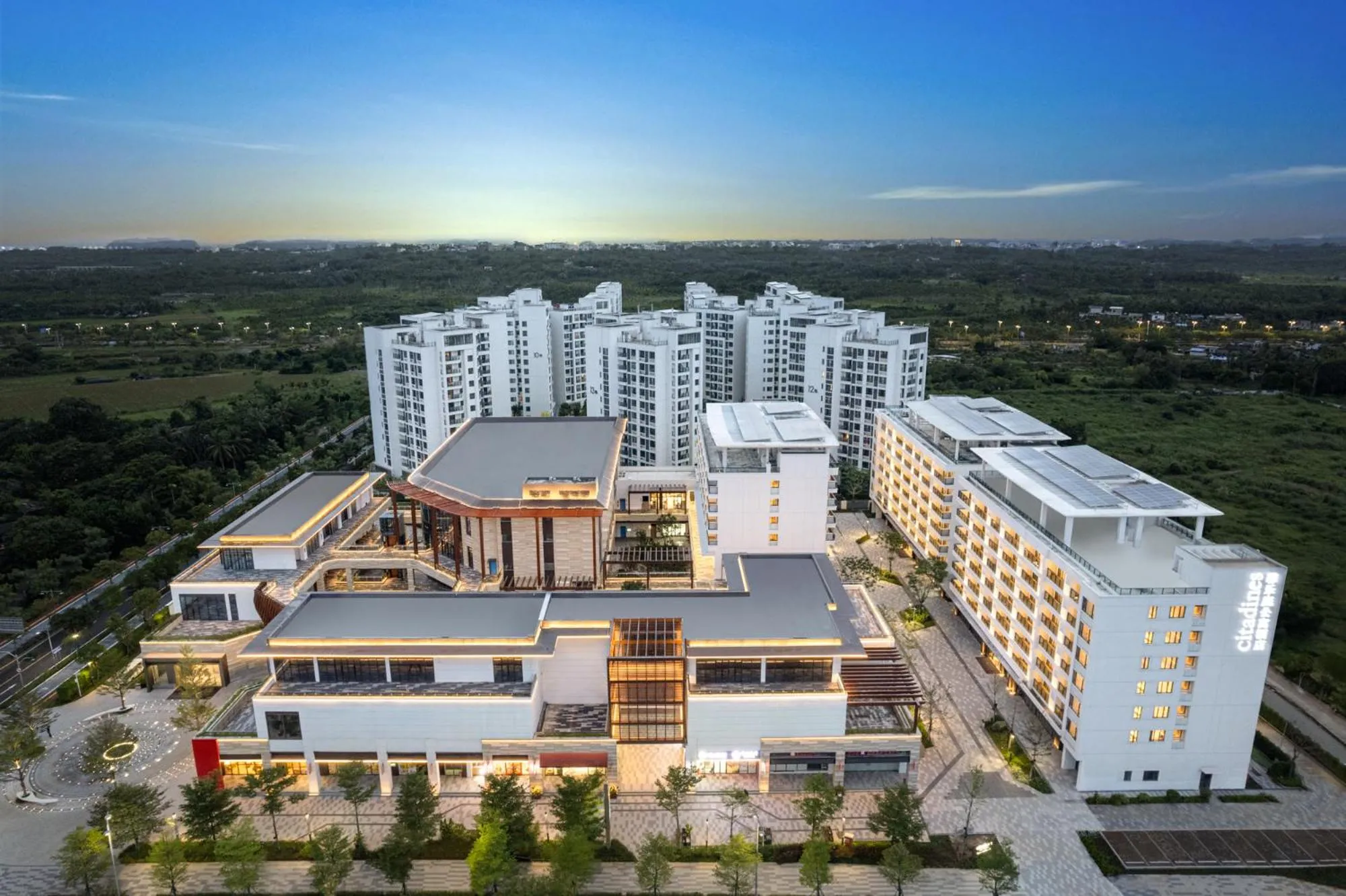 Property building in Citadines Hope City Boao