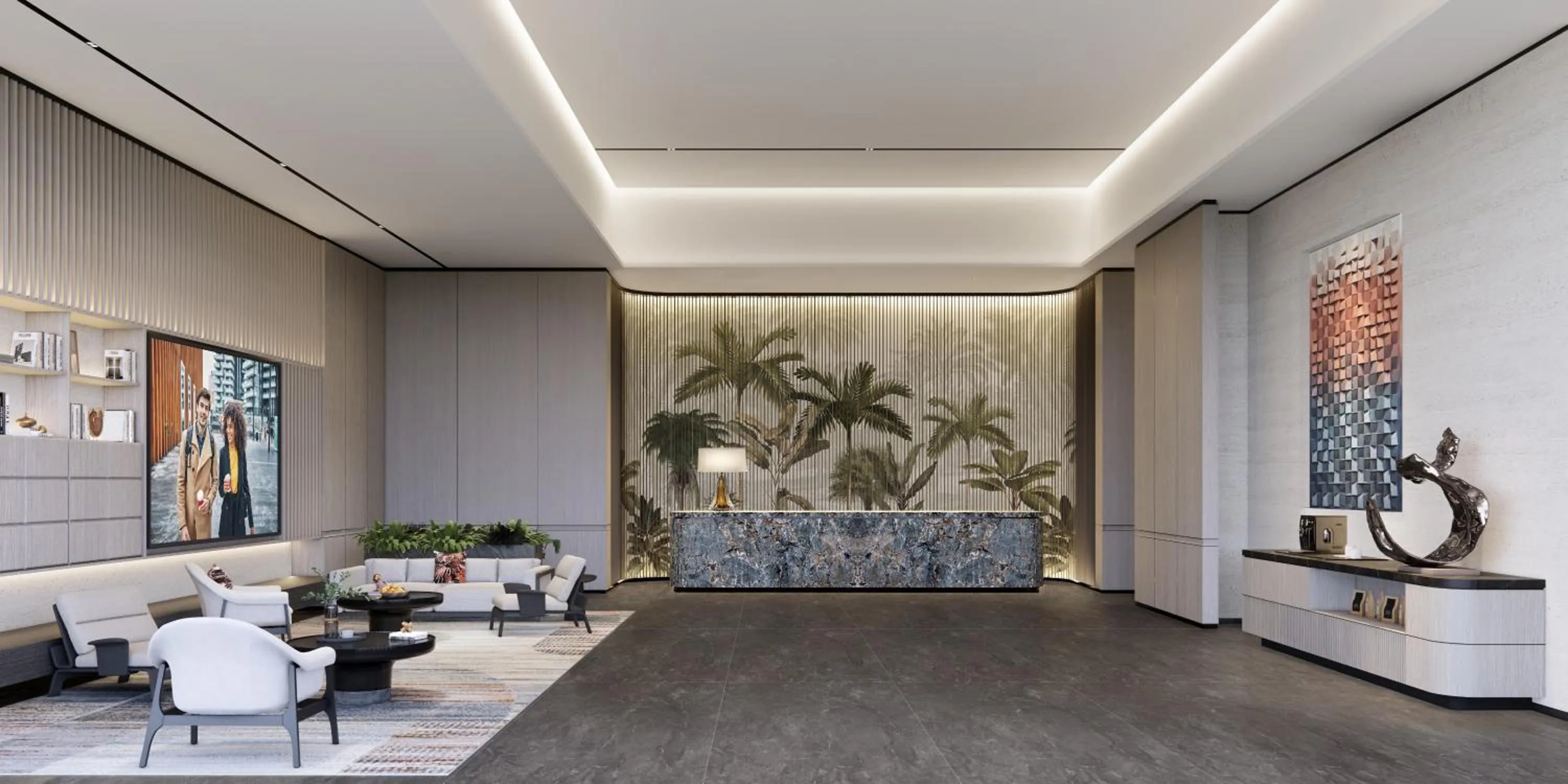 Lobby or reception in Citadines Hope City Boao